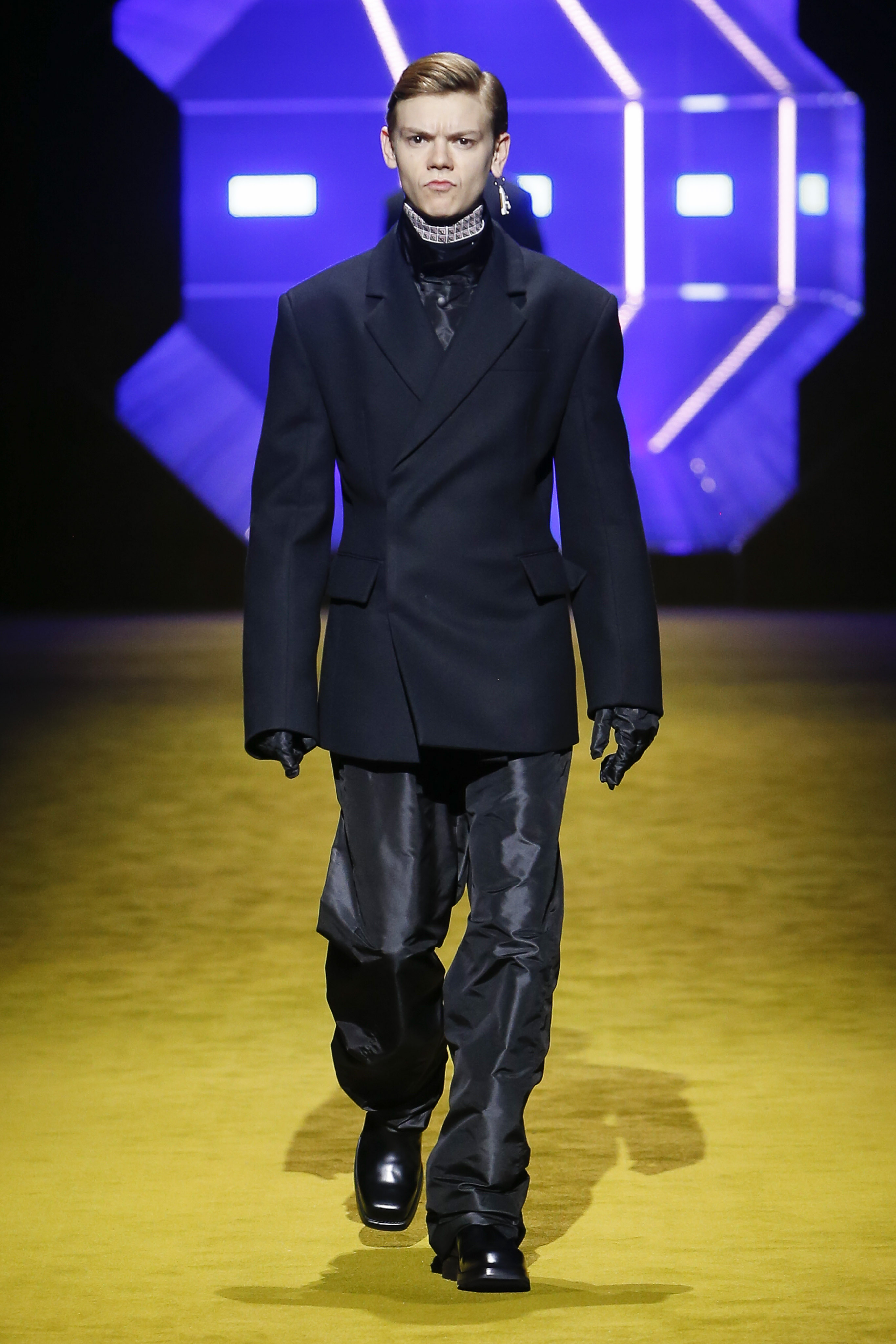 Jeff Goldblum and Kyle MacLachlan just walked Prada's AW22 menswear show