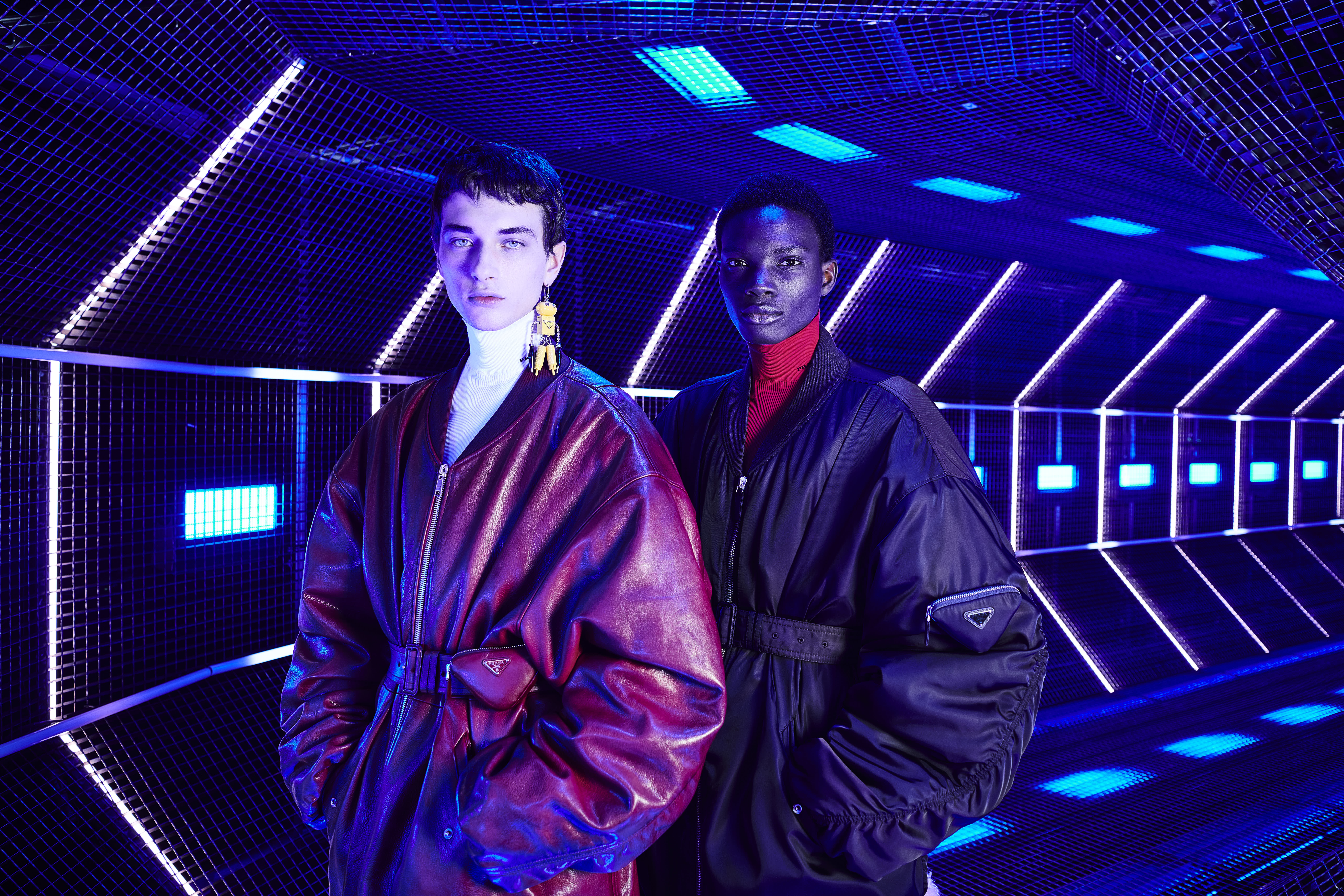 milano fashion week bacstage prada aw 2022
