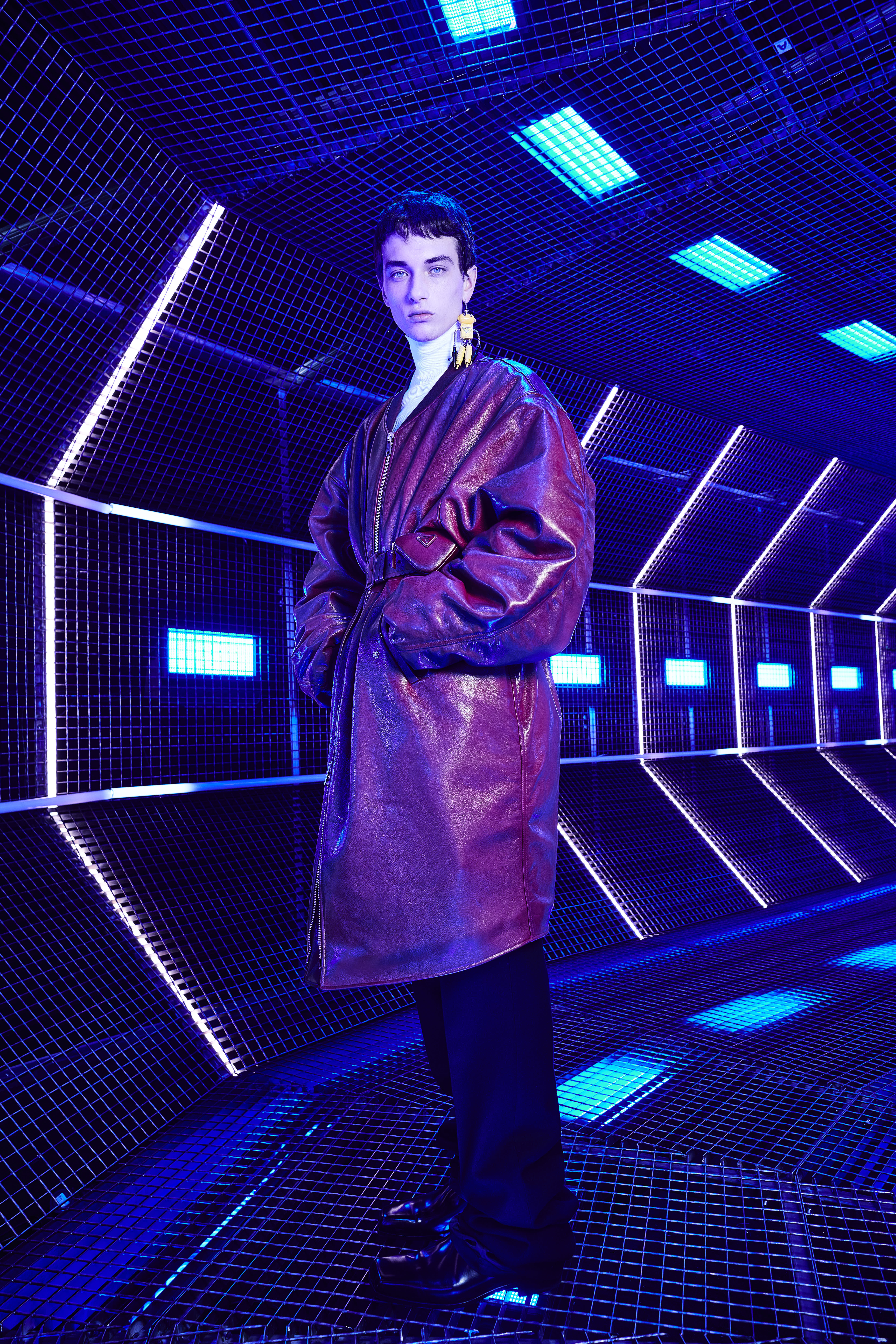 backstage milano fashion week prada aw 2022