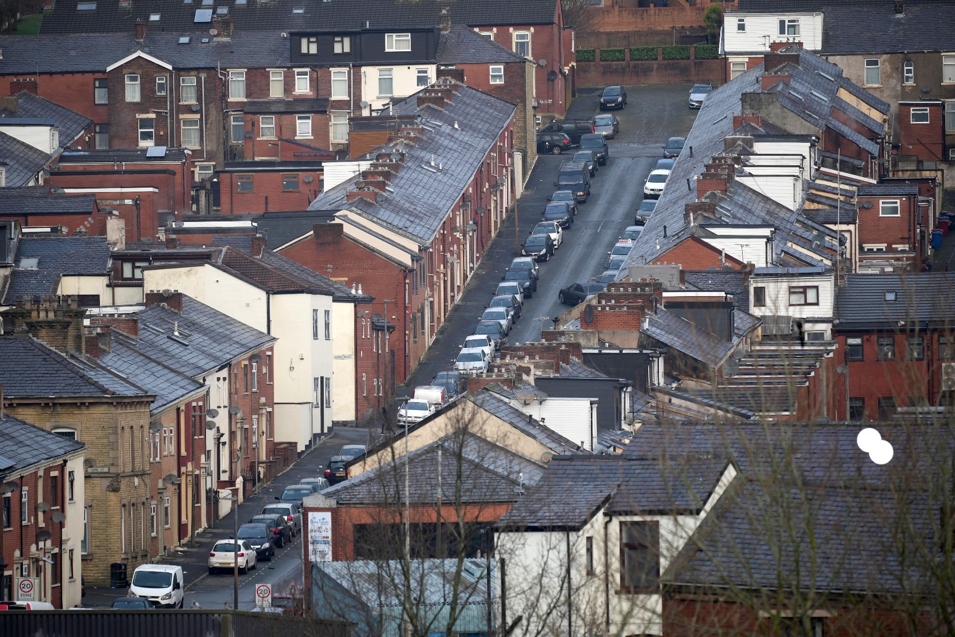A general view of the northern English city of Blackburn, where Malik Faisal Akram was from. Photo: Christopher Furlong/Getty Images