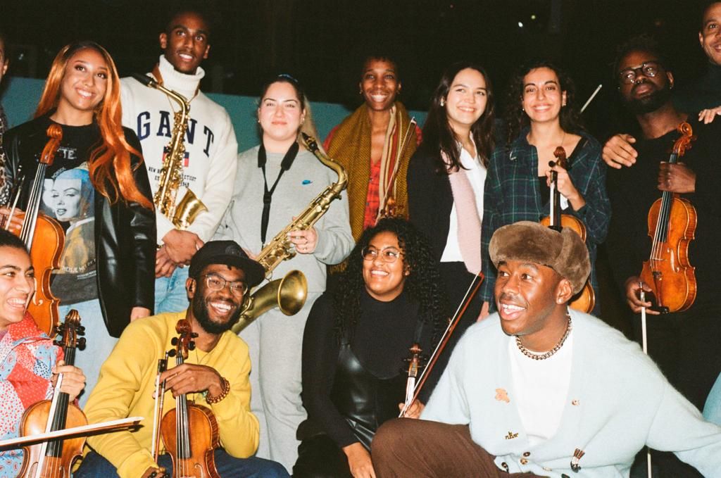 METCHA  Pharrel and Tyler, The Creator at Virgil Abloh's final LV show.