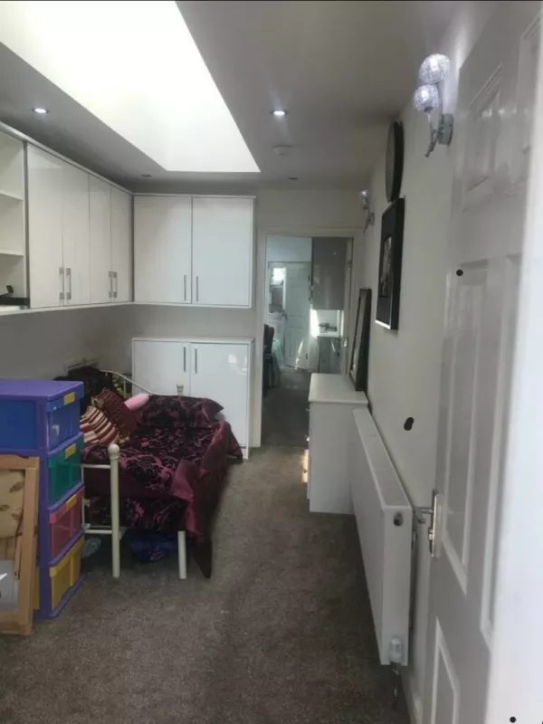 The first bedroom in a house for rent in Manchester