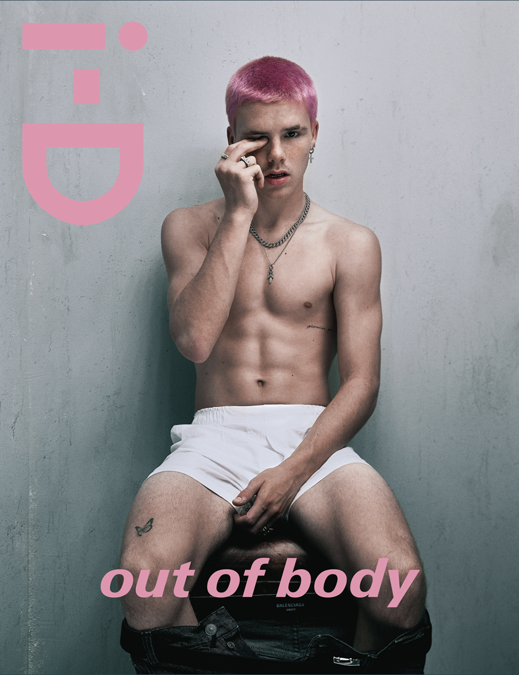 Cruz Beckham on the cover of i-D 367 The Out Of Body Issue 