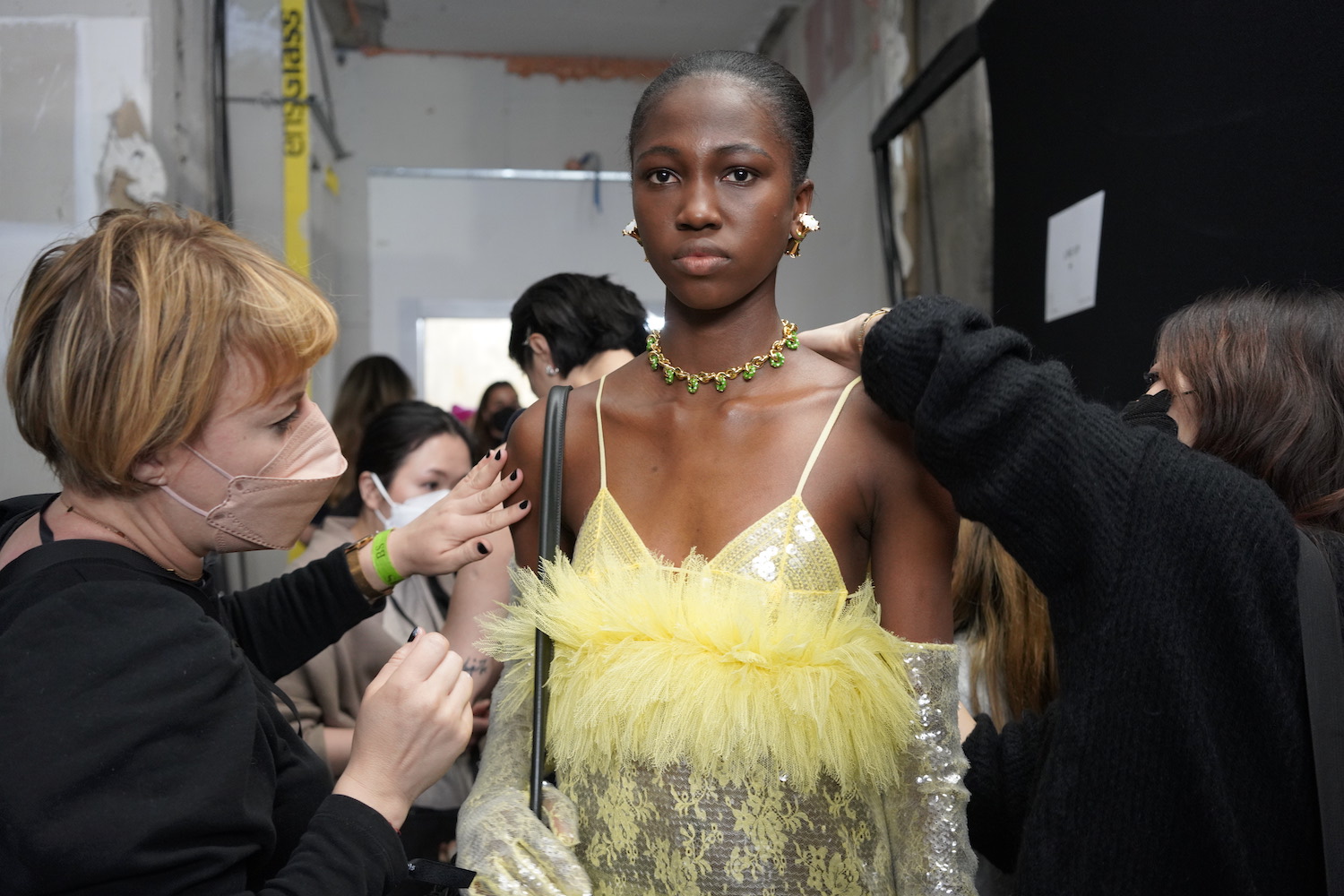 An exclusive BTS look at Matthieu Blazy's knockout debut for Bottega Veneta