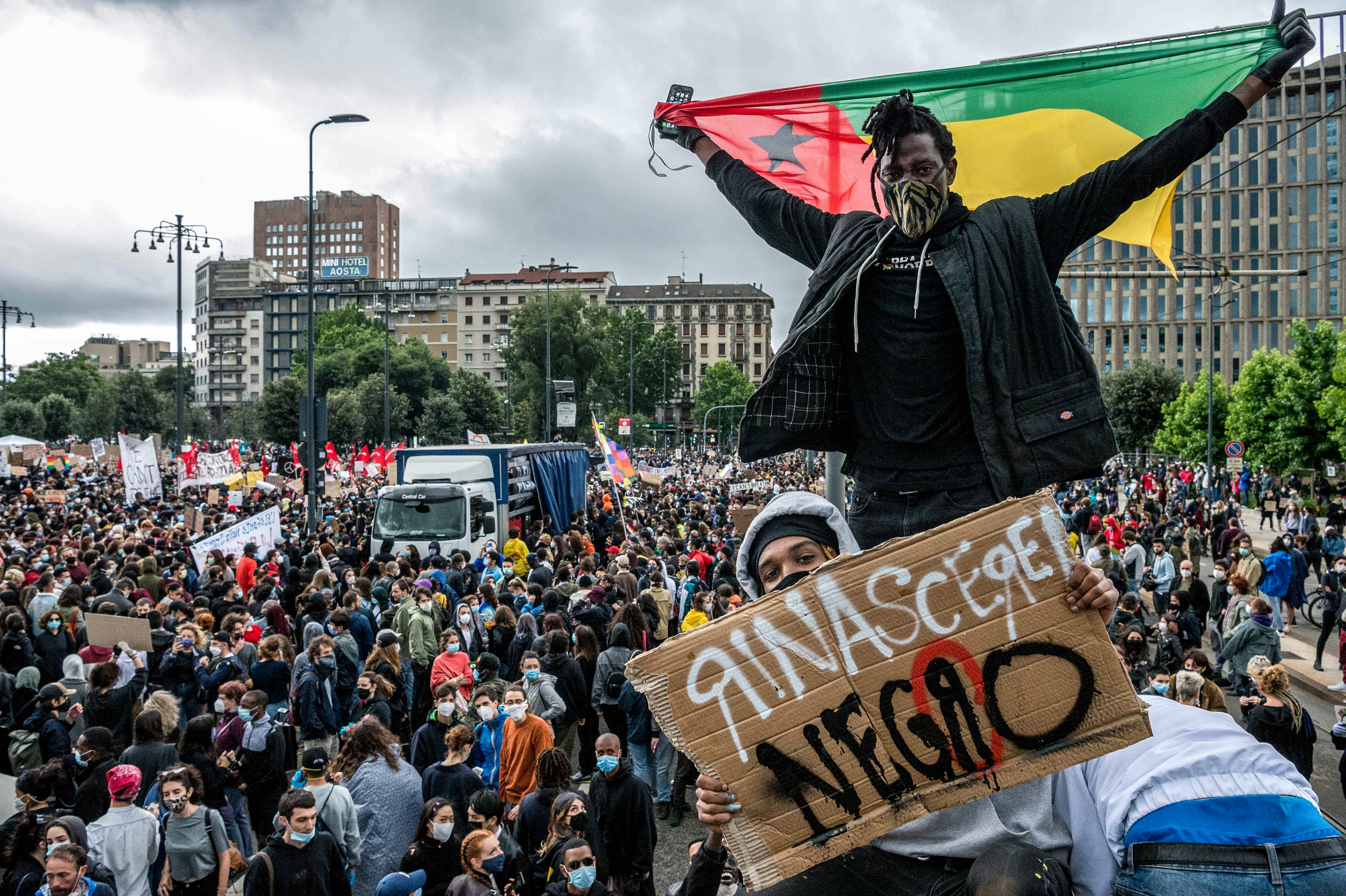 freddy manifestazione black lives matter