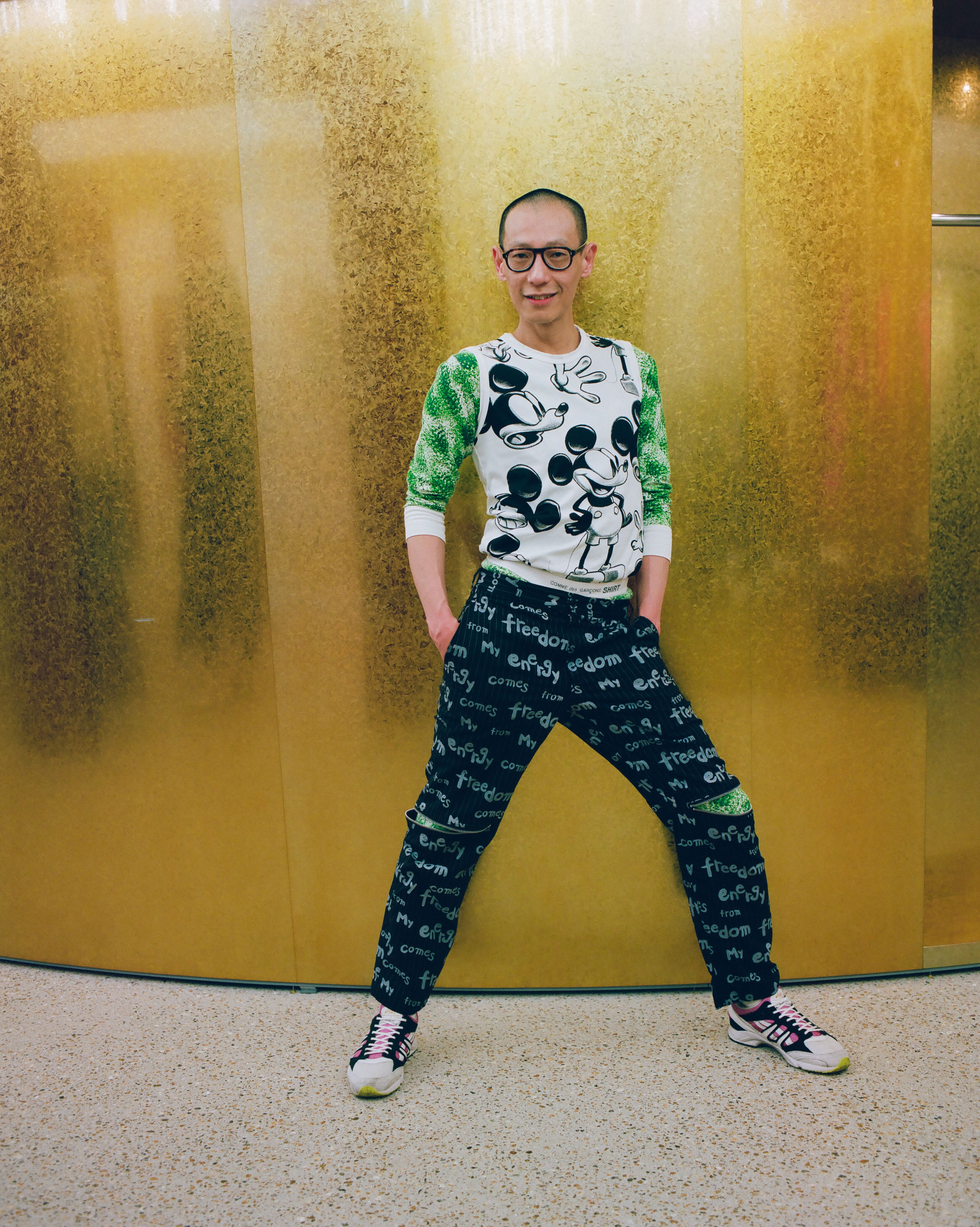 Photograph of staff at Dover Street Market
