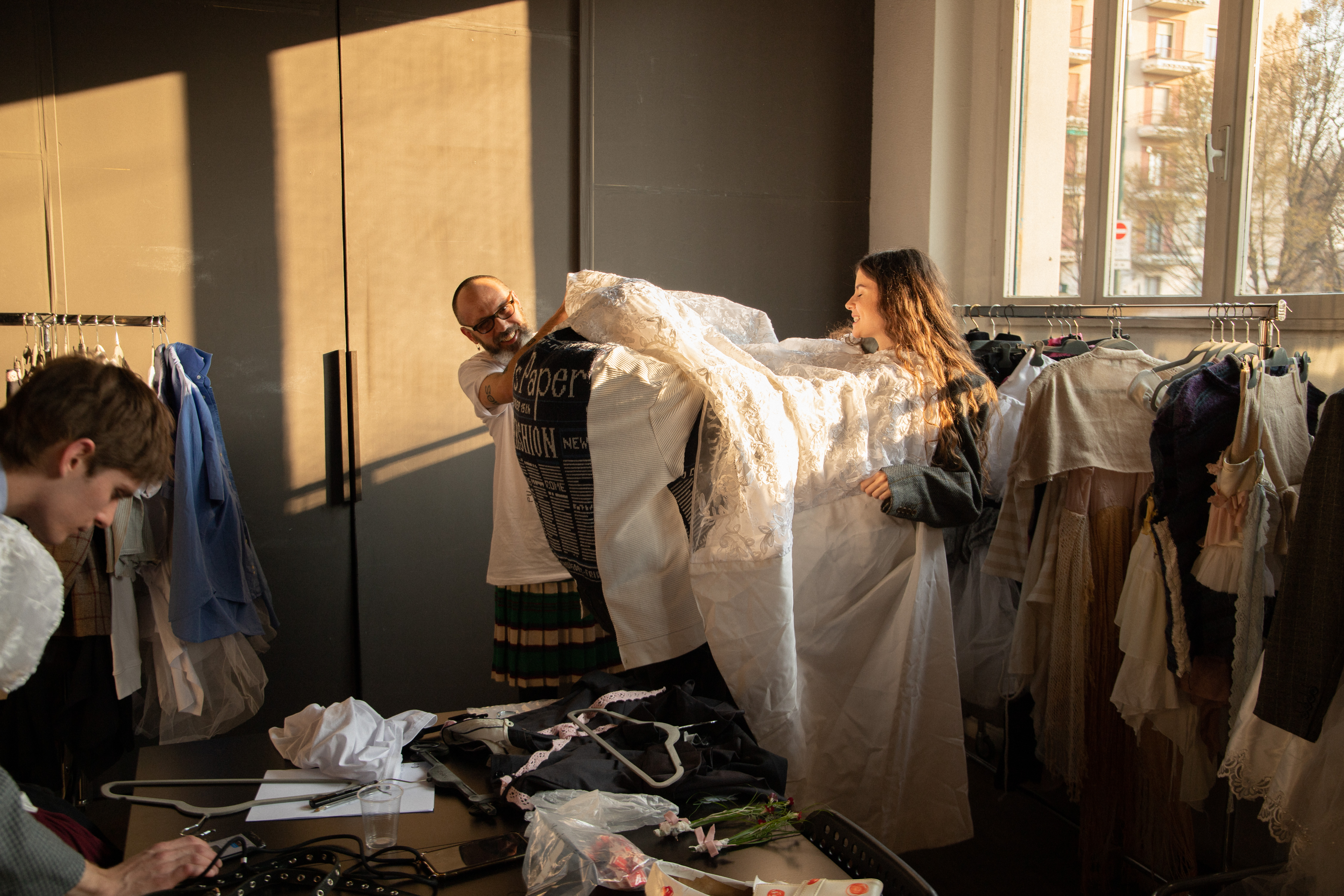 simon cracker foto backstage fw 22