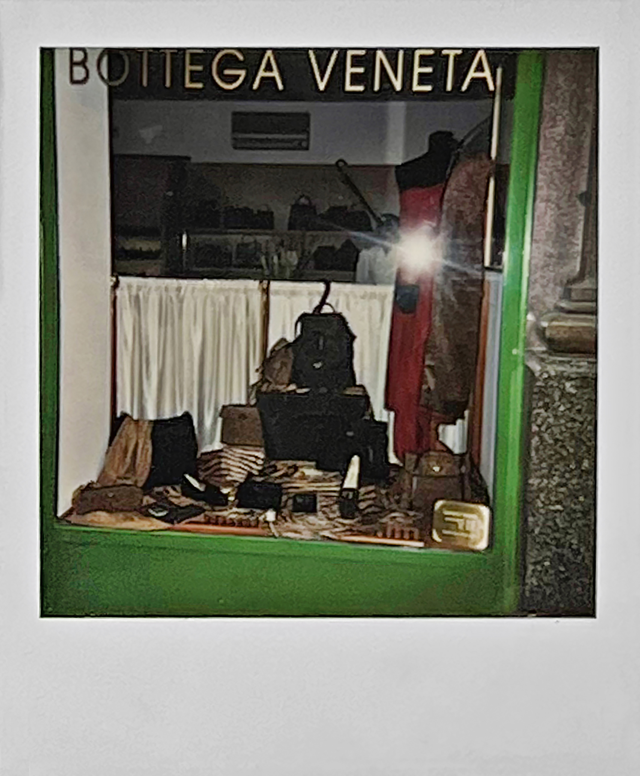 Polaroid from 1995 from the Bottega Veneta Vienna store