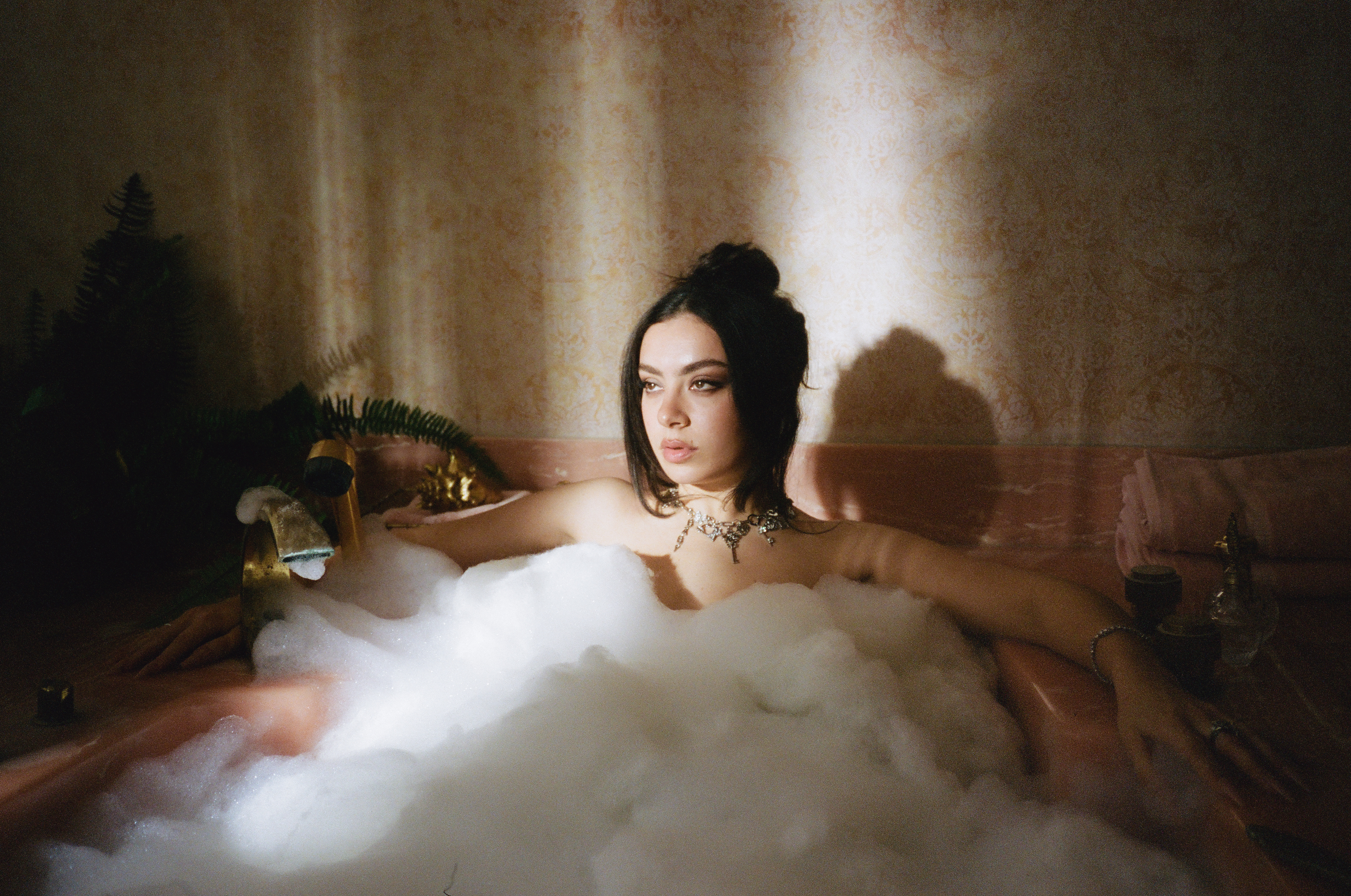 Charli XCX in the bath in the Used To Know Me music video