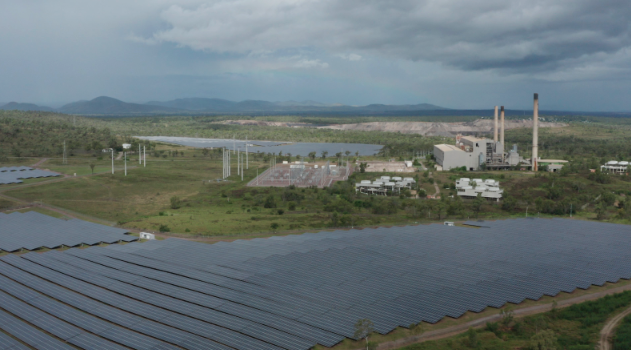 A solar plant.