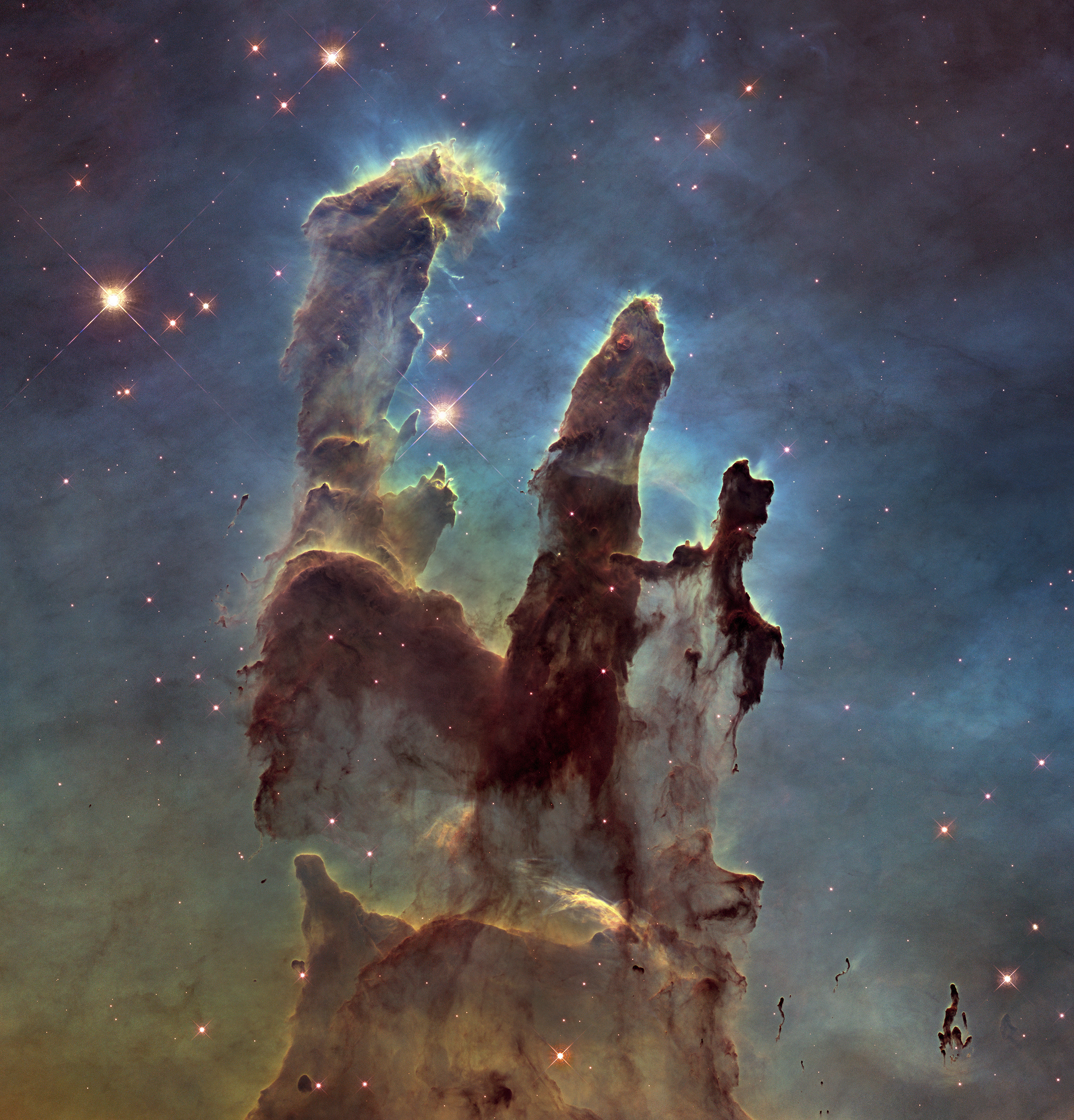 Pillars of Creation | Foto: NASA, ESA/Hubble dan Hubble Heritage Team