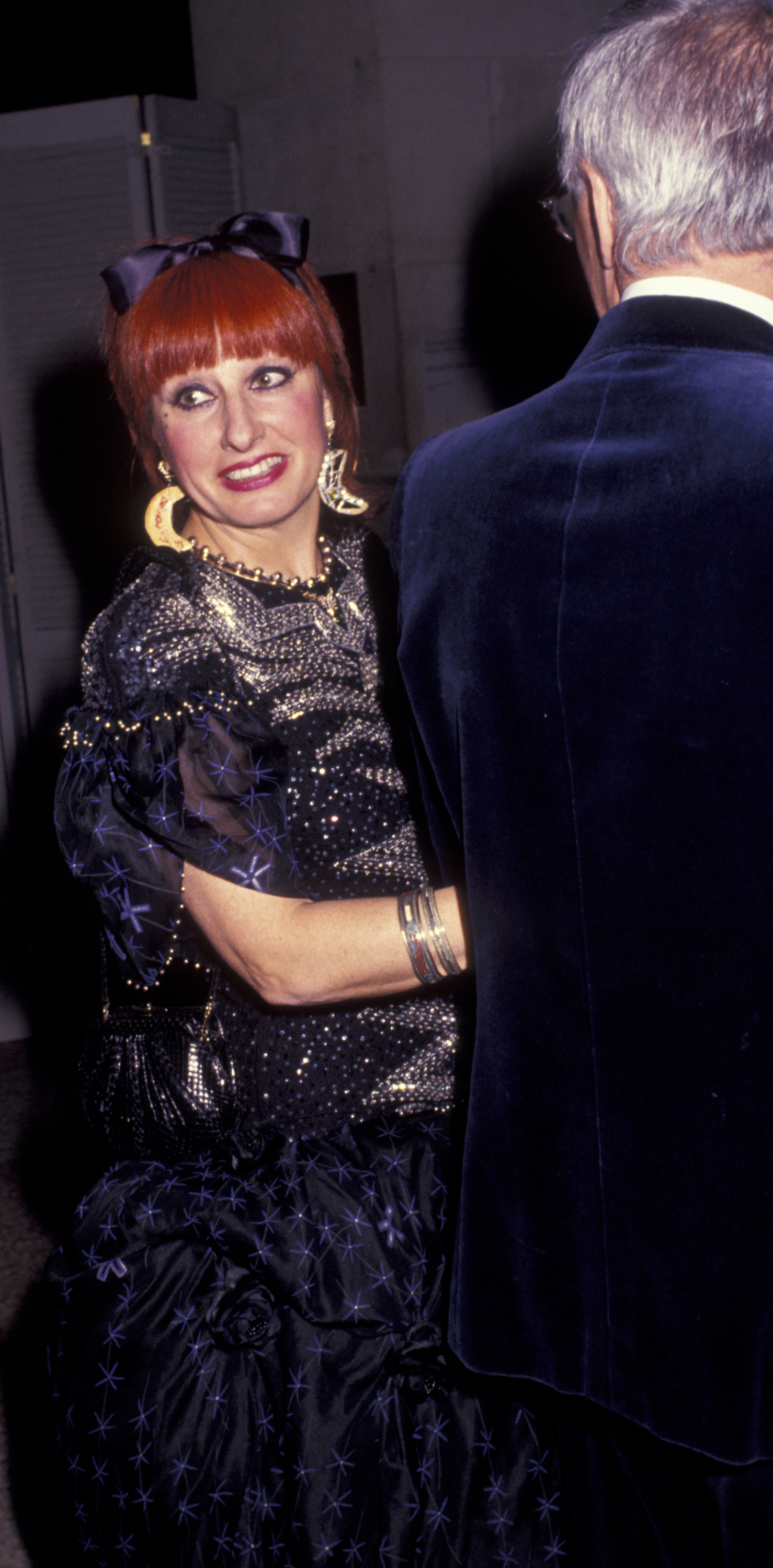 Zandra Rhodes at the met gala 1991