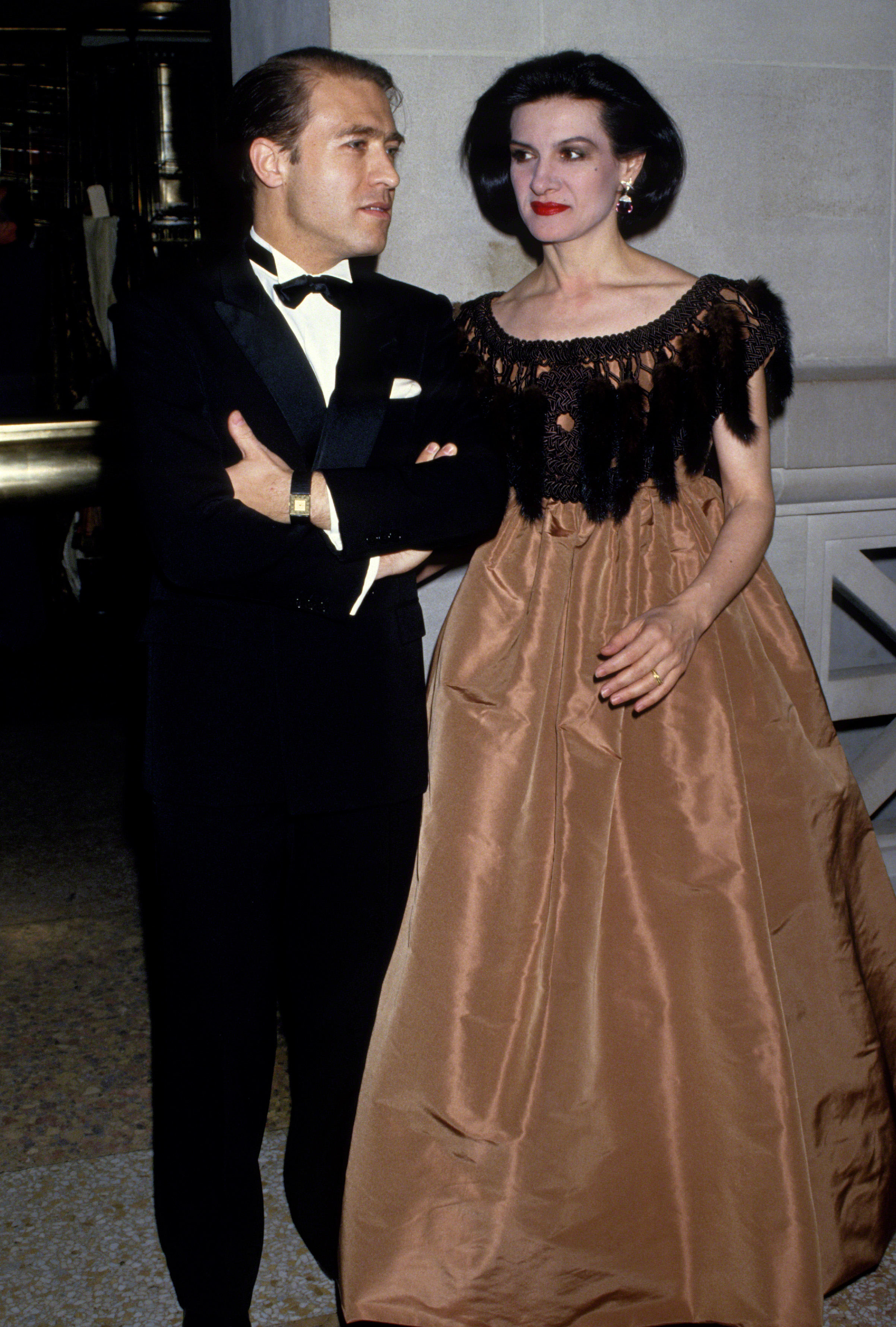 Paloma Picasso at the met gala 1986