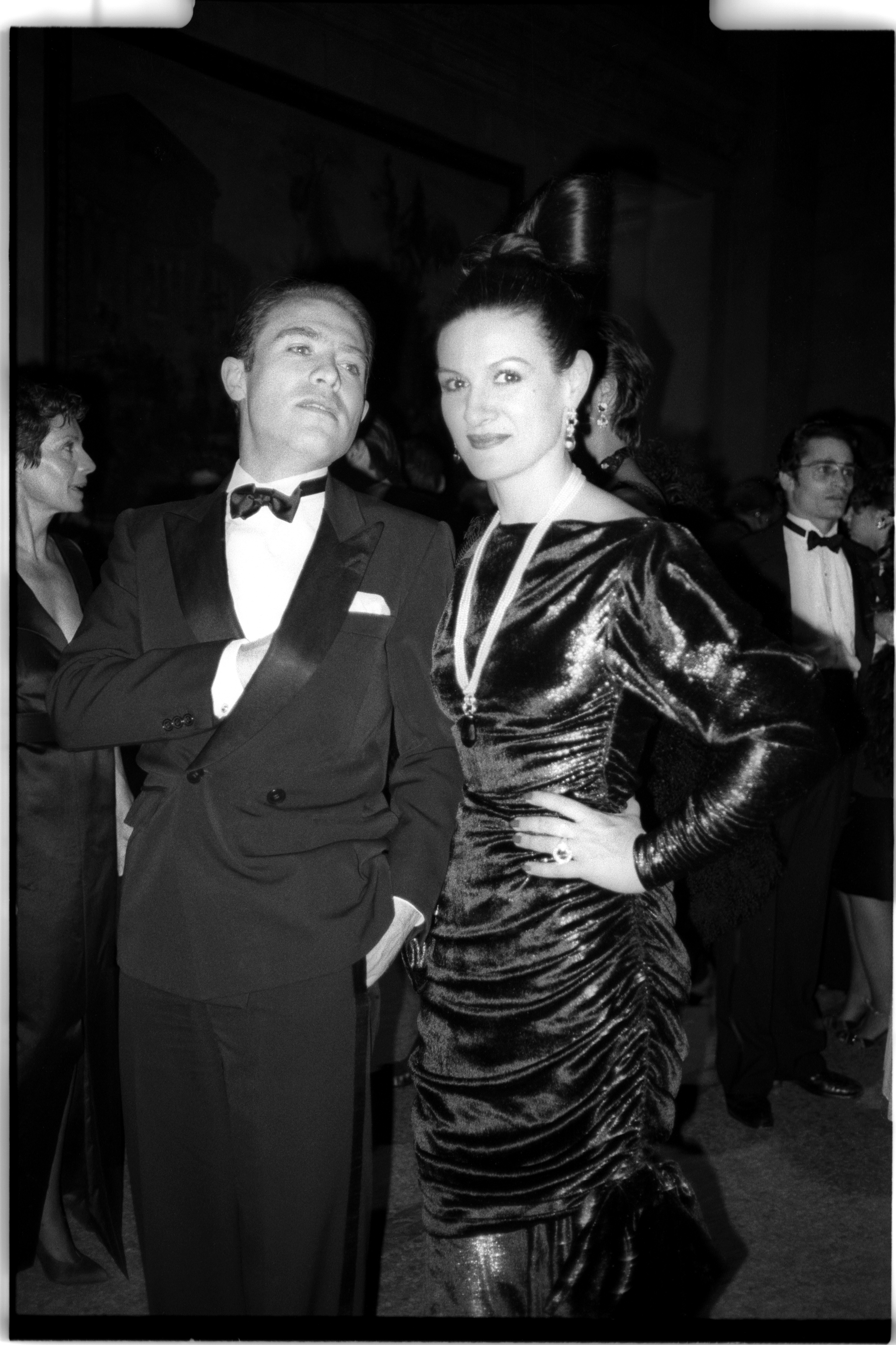 Paloma Picasso at the met gala 1983