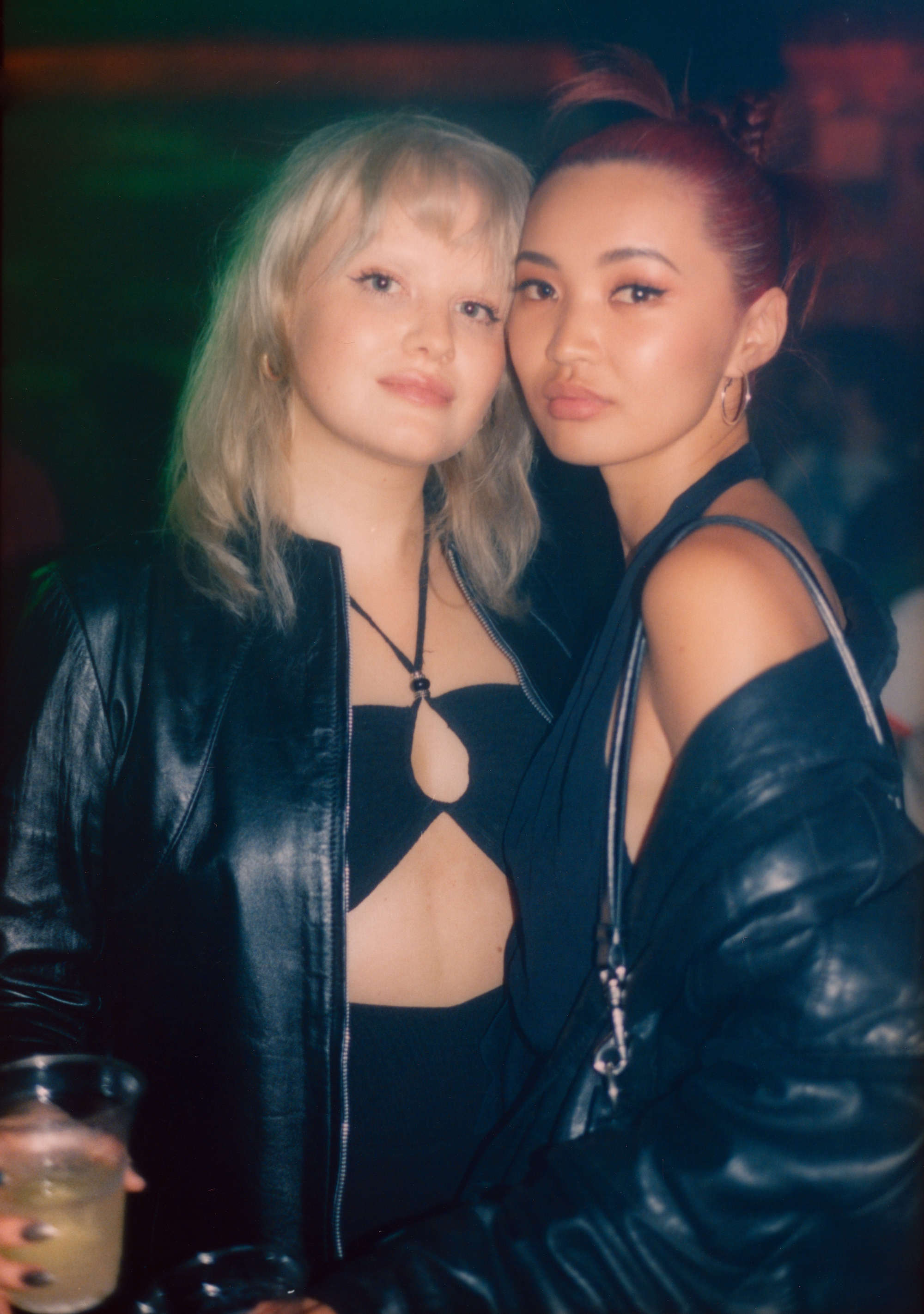 Laura Pitcher and Kat Qu at Paradis ID Marc Jacobs Party in NYC by Karl-Hens Pompilus