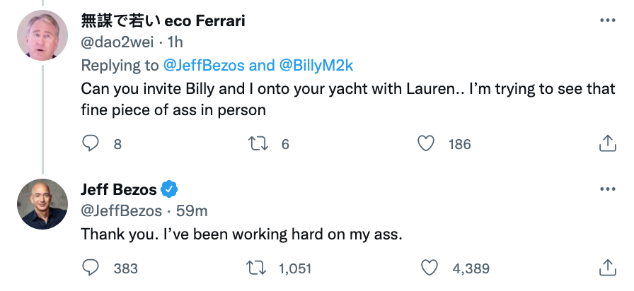 bezos tweet