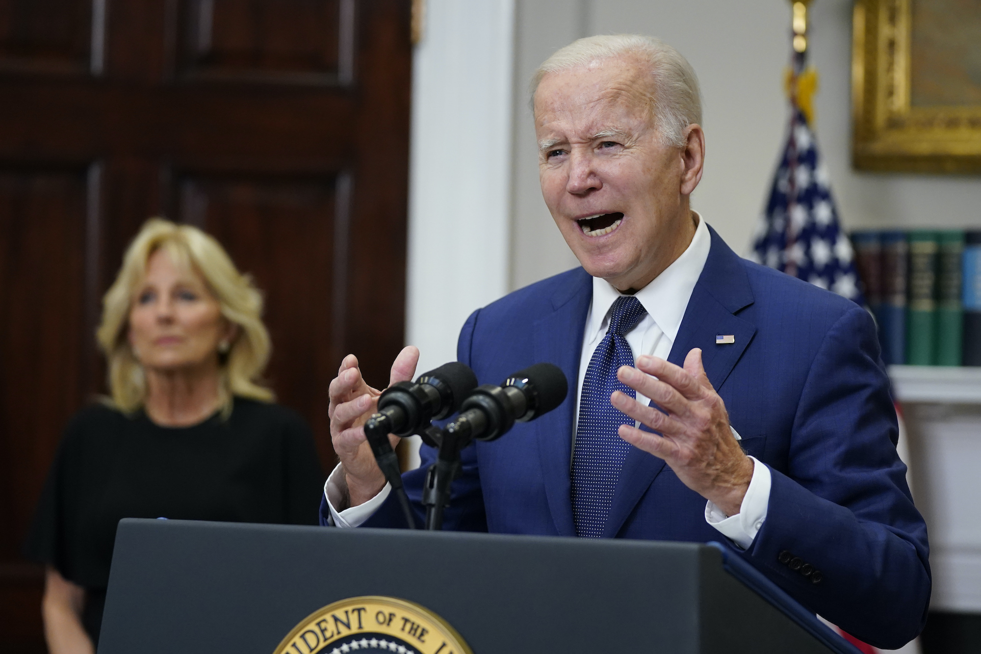 President Joe Biden addresses the nation about the Texas school shooting: 