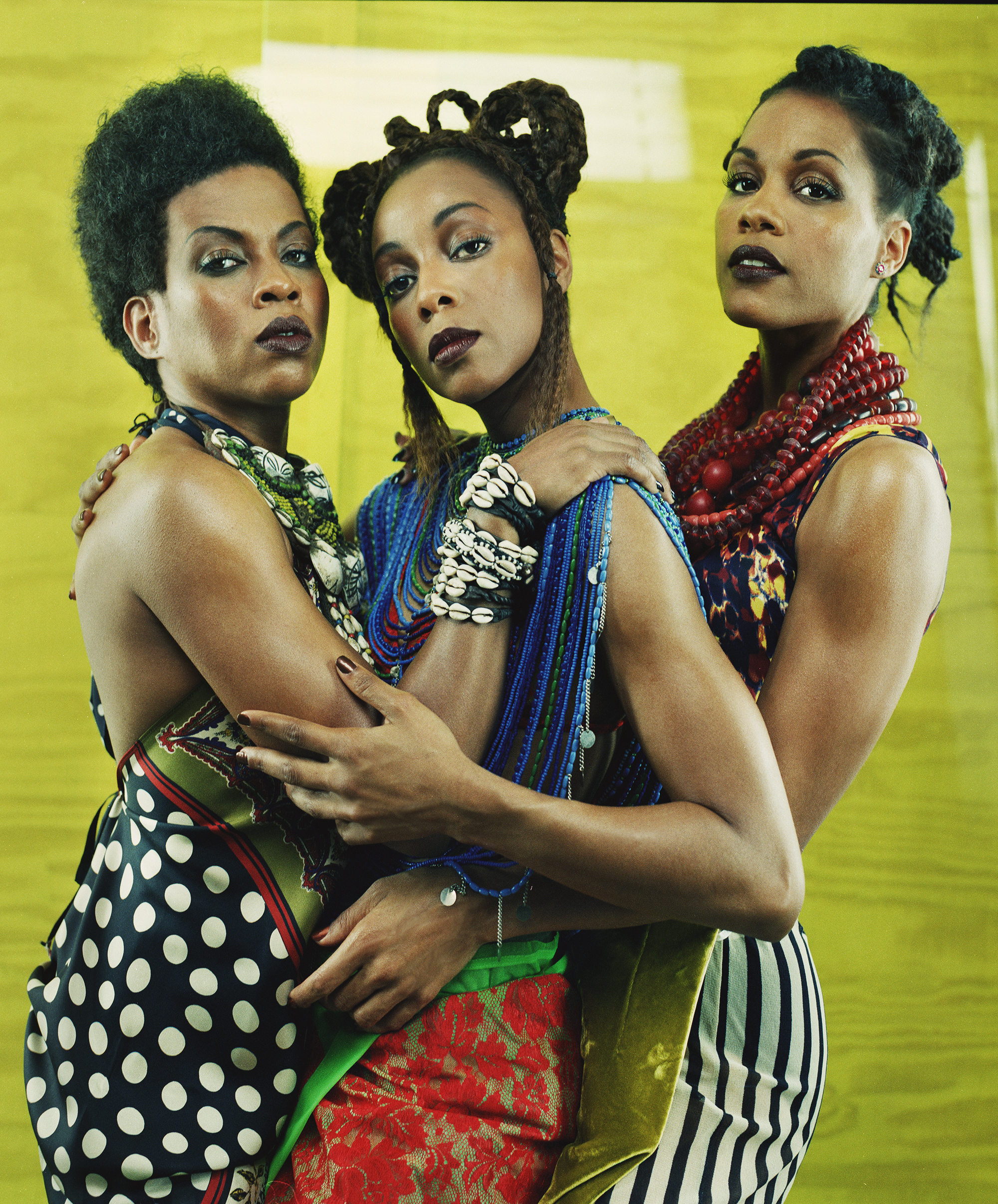 the 90s R&B band en vogue photographed for their EV3 campaign