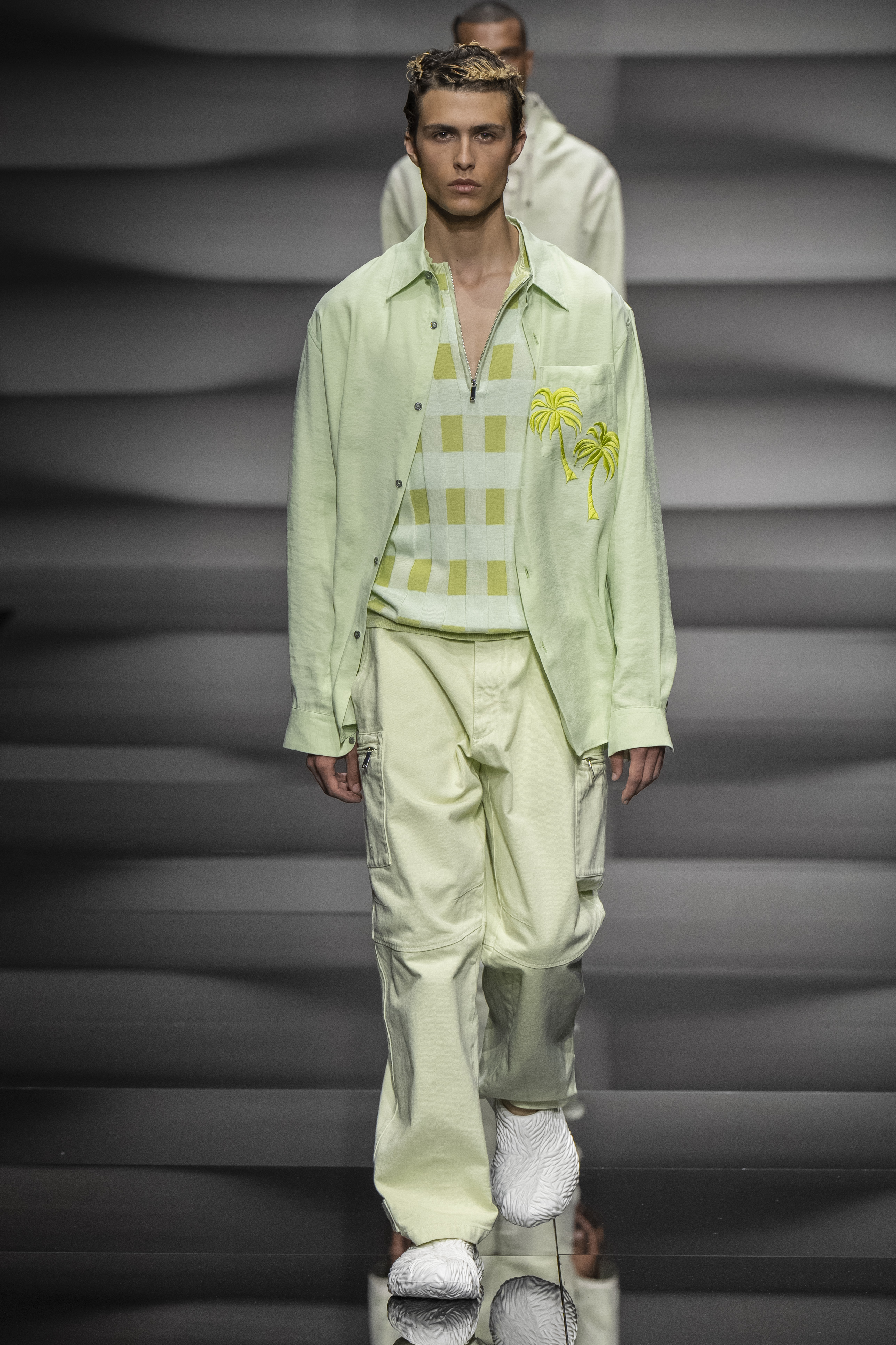 Menswear: spacemen and Peake chic at Versace in Milan