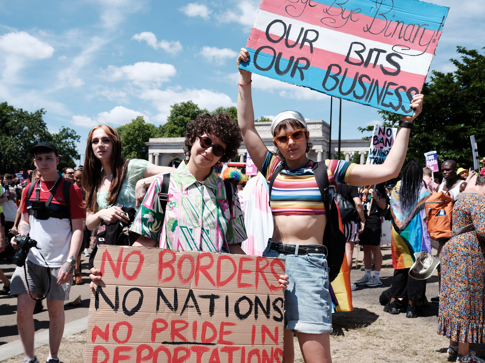 There Were a Record Number of Attendees at London's Trans+ Pride March