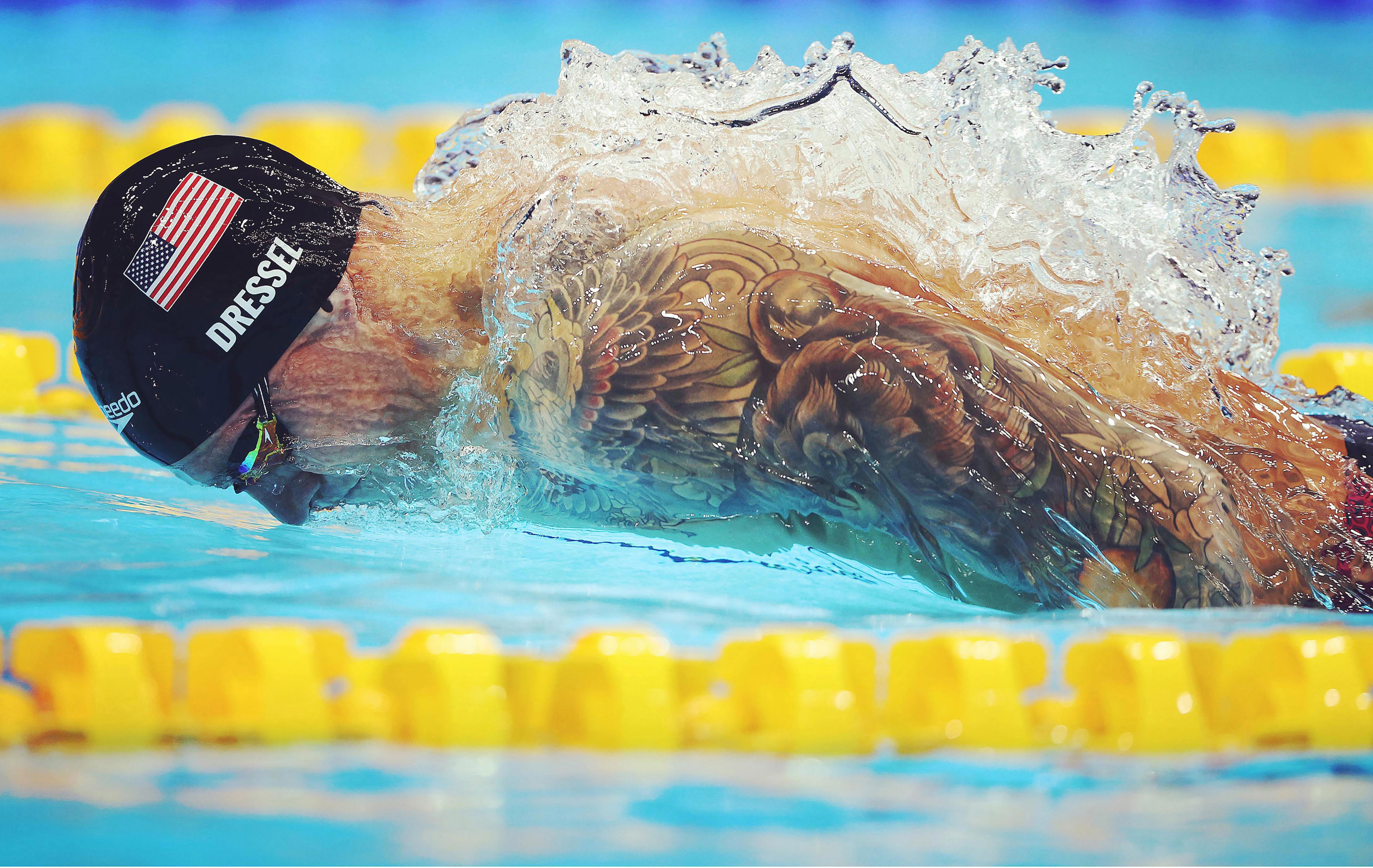 Perenang AS Caeleb Dressel memenangkan final gaya kupu-kupu 100 meter putra pada Olimpiade Tokyo 2020. Foto: Ian Macnicol