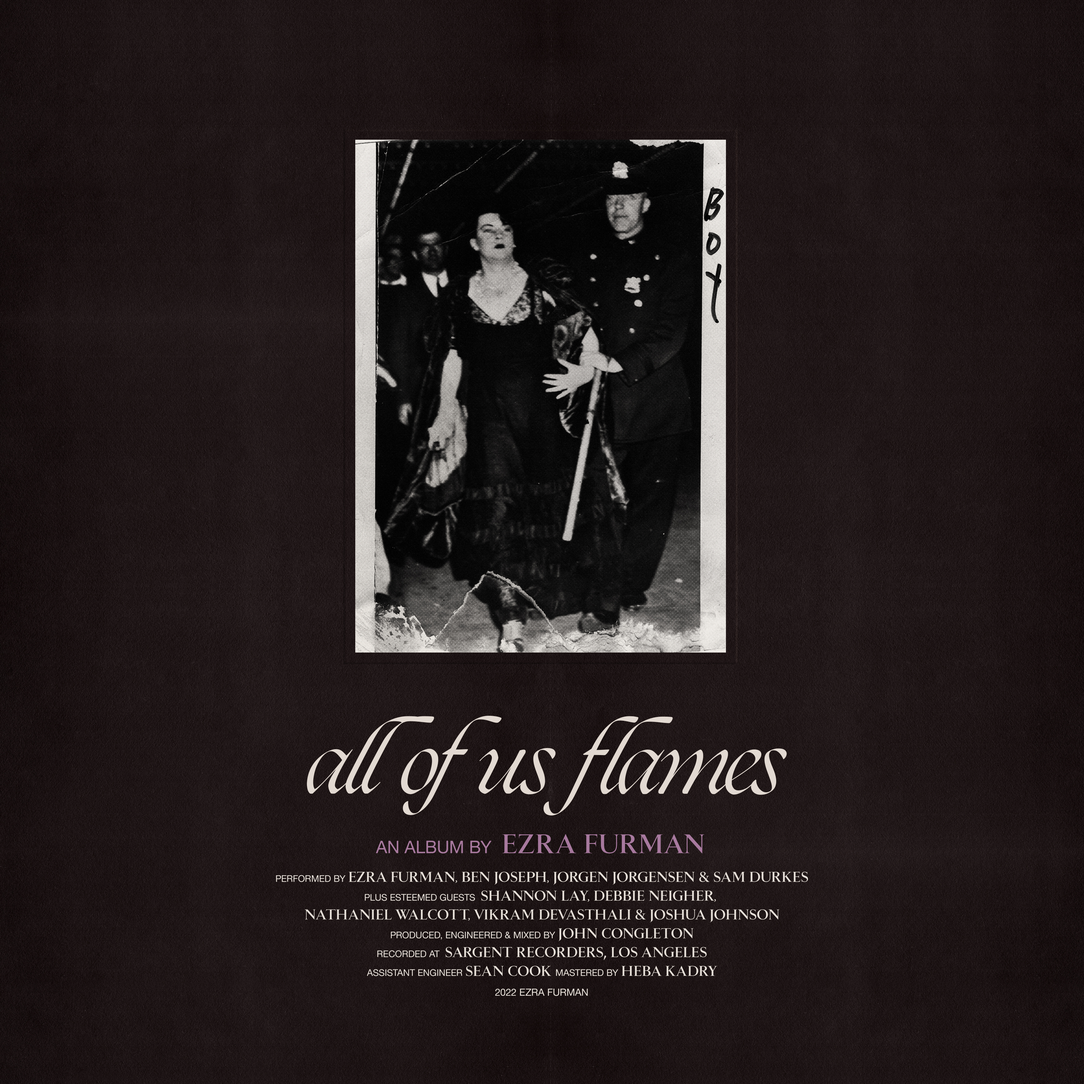 Ezra Furman All of Us Flames album artwork