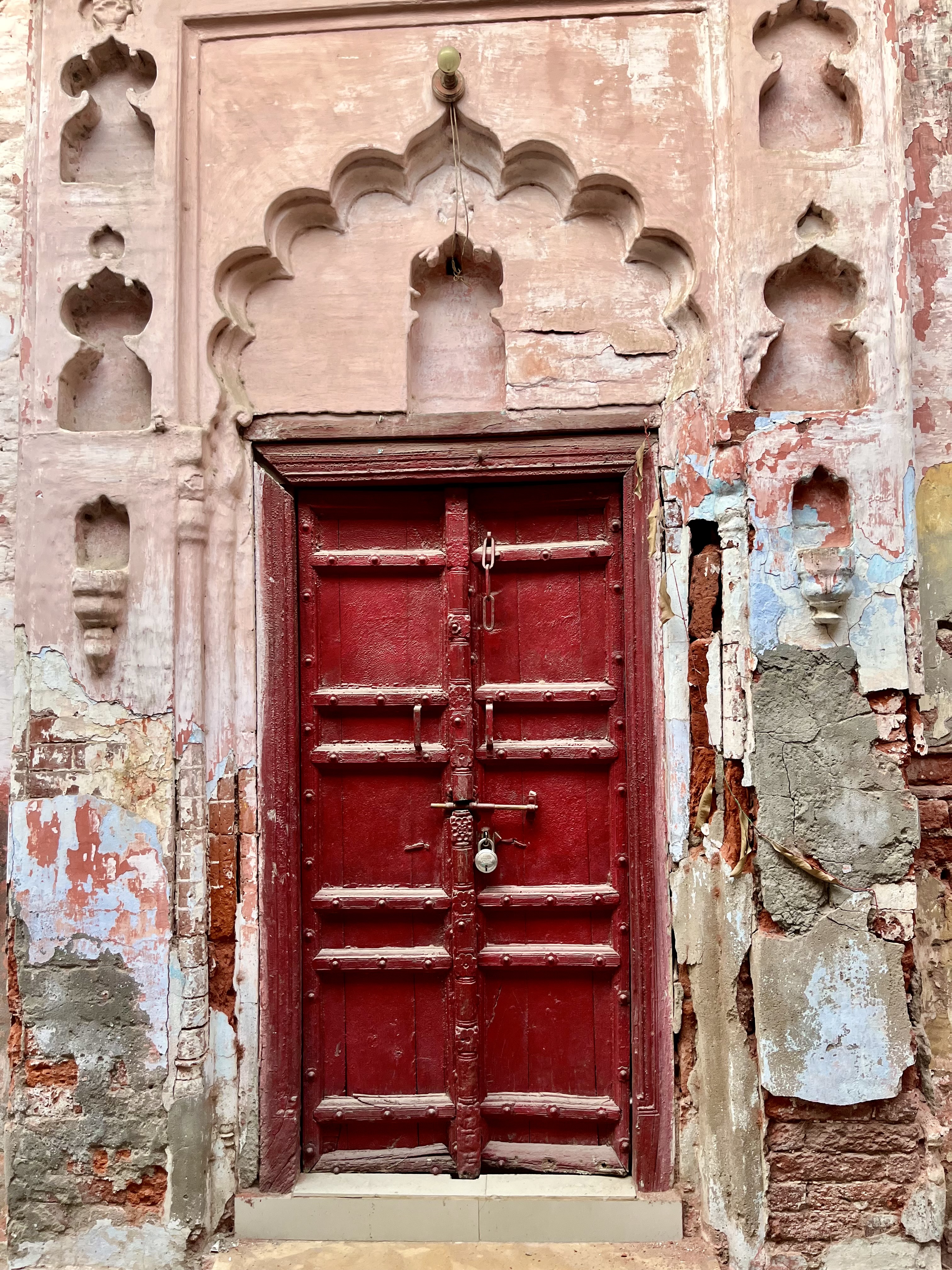 The locked room where the couple stayed in Suhasi's ancestral haveli complex. 