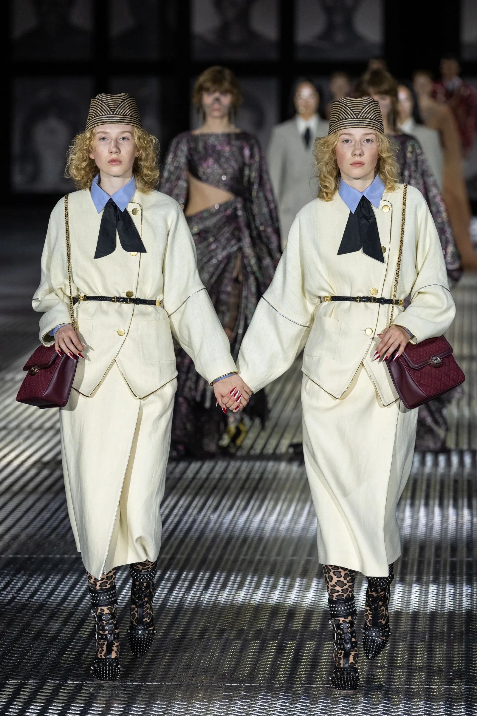 Gucci's Spring 2023 Runway Show Takes Twinning to a New Level