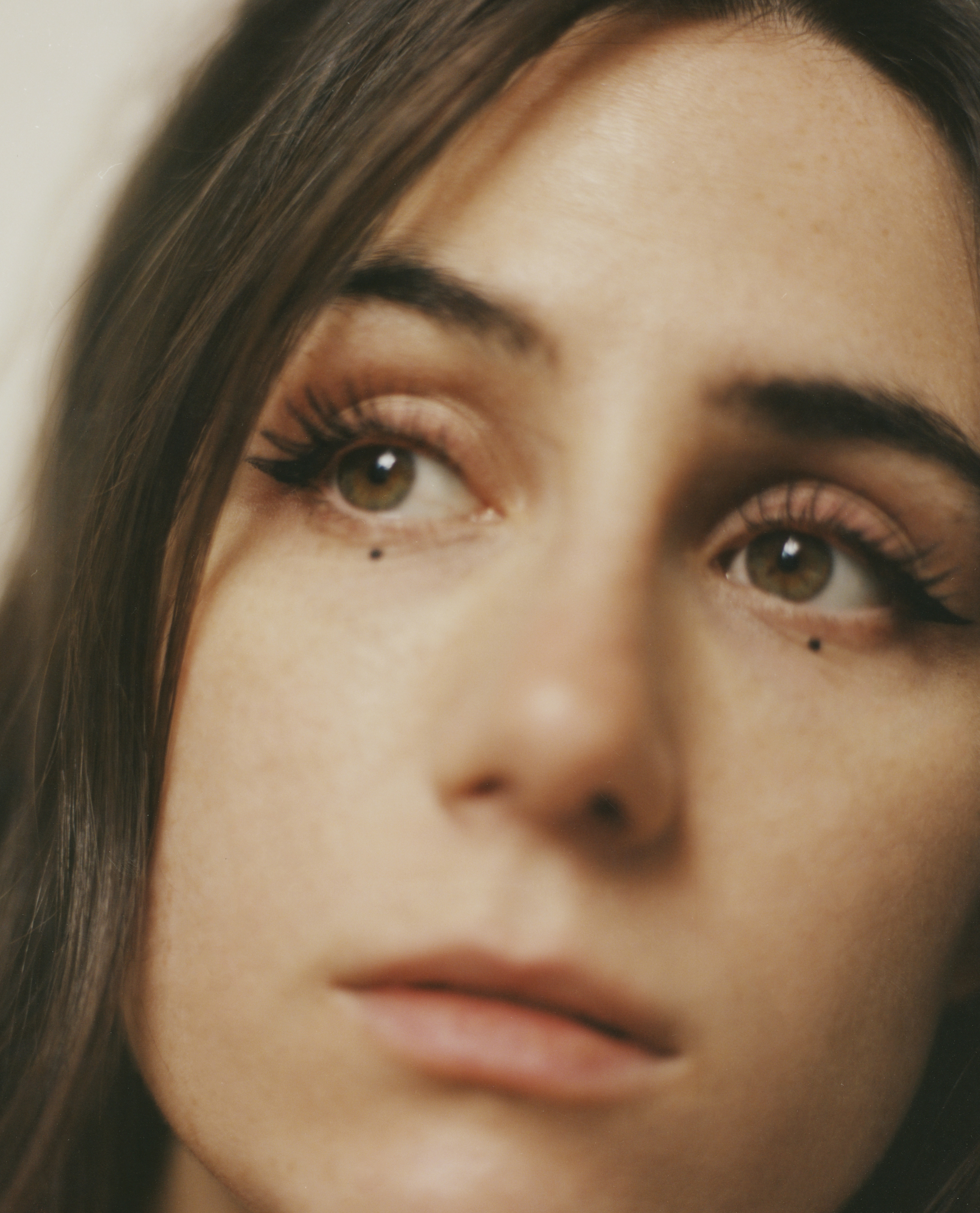 close up of dodie's face