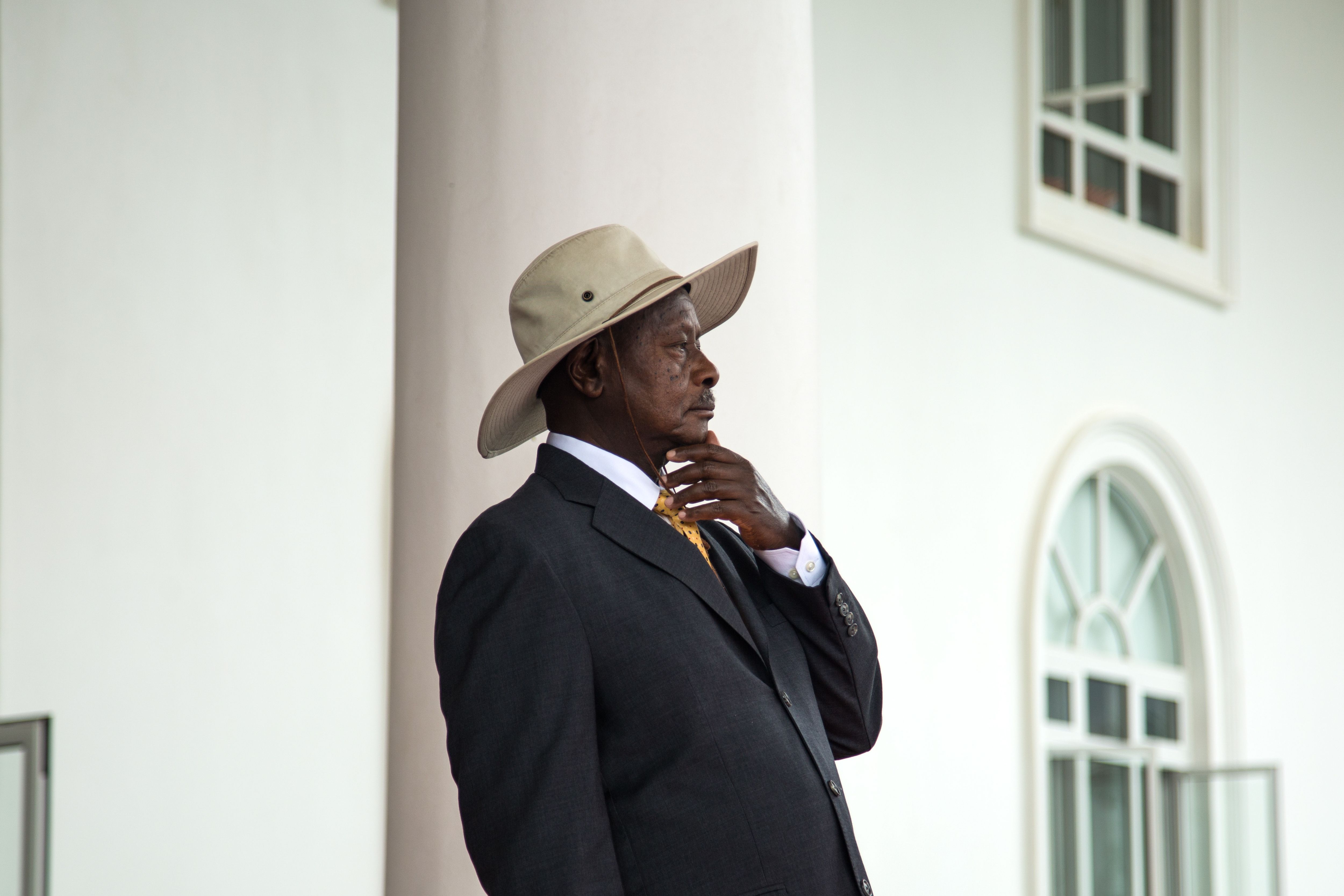 Presiden Yoweri Museveni pada 2018. Foto: Sumy Sadruni/AFP via Getty Images