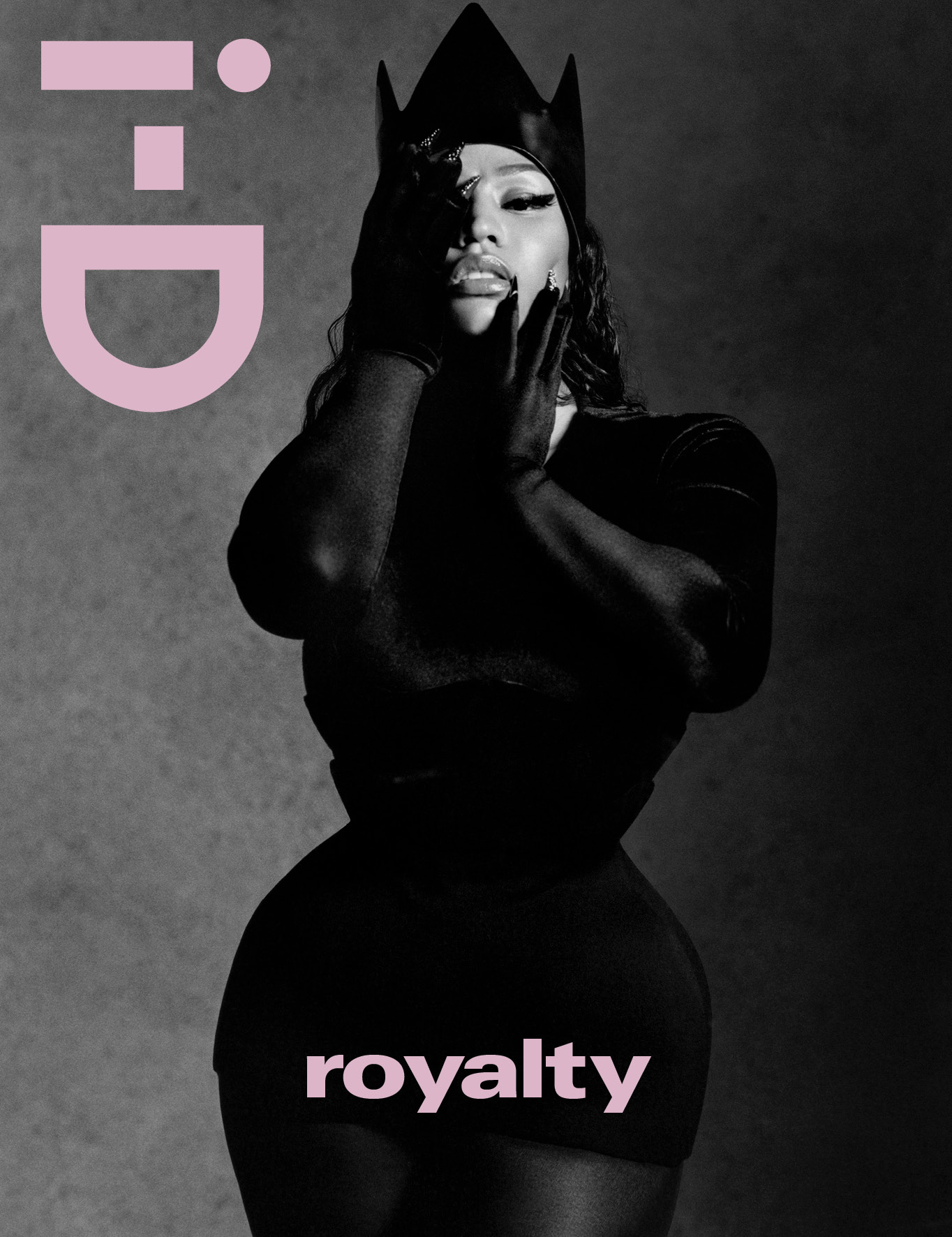 Nicki Minaj photographed by Luis Alberto Rodriguez on the cover of i-D’s The Royalty Issue, no. 370, Winter 2022 