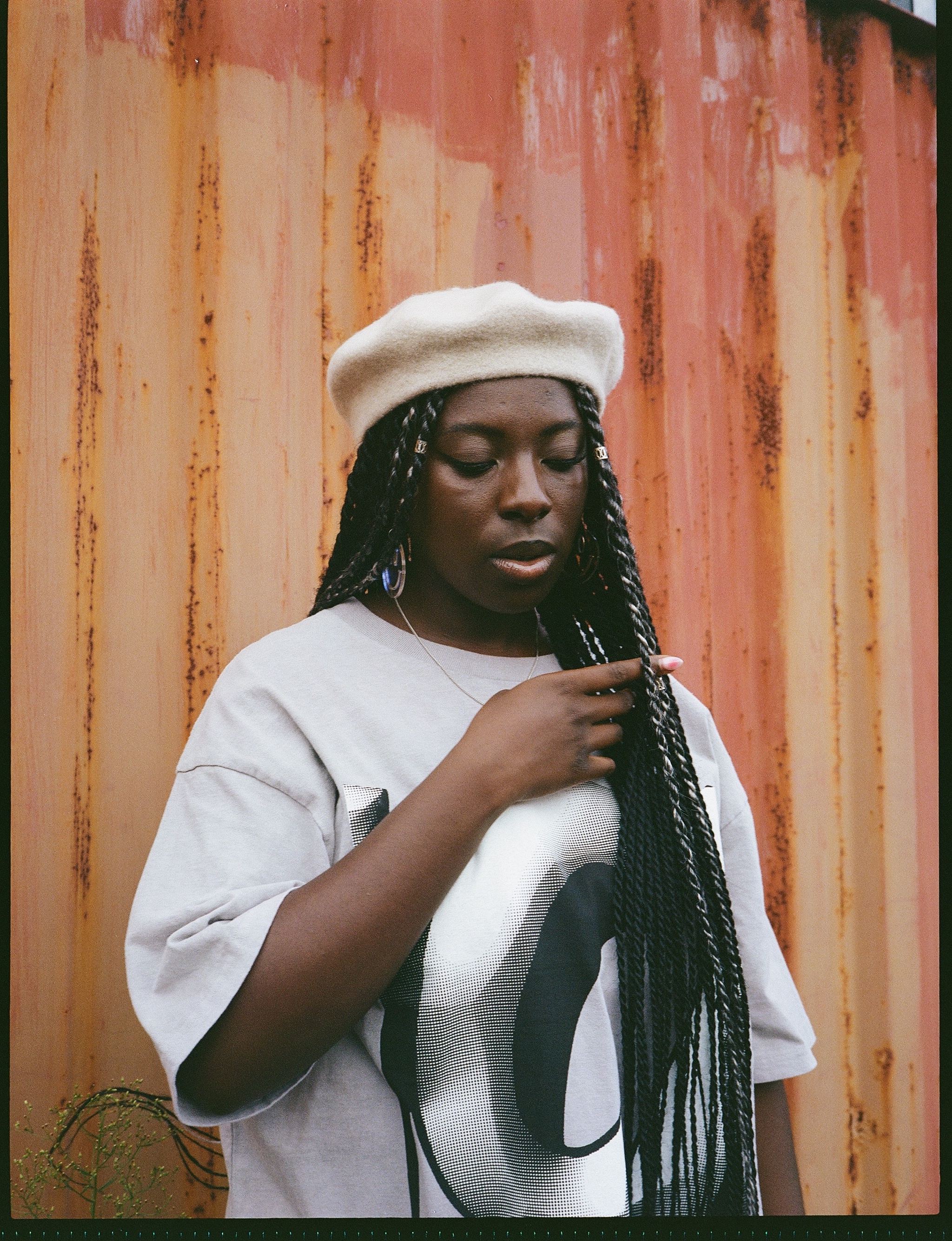 Anz photographed by Bolade Banjo for Benji B's Mixtape in i-D’s The Royalty Issue, no. 370, Winter 2022