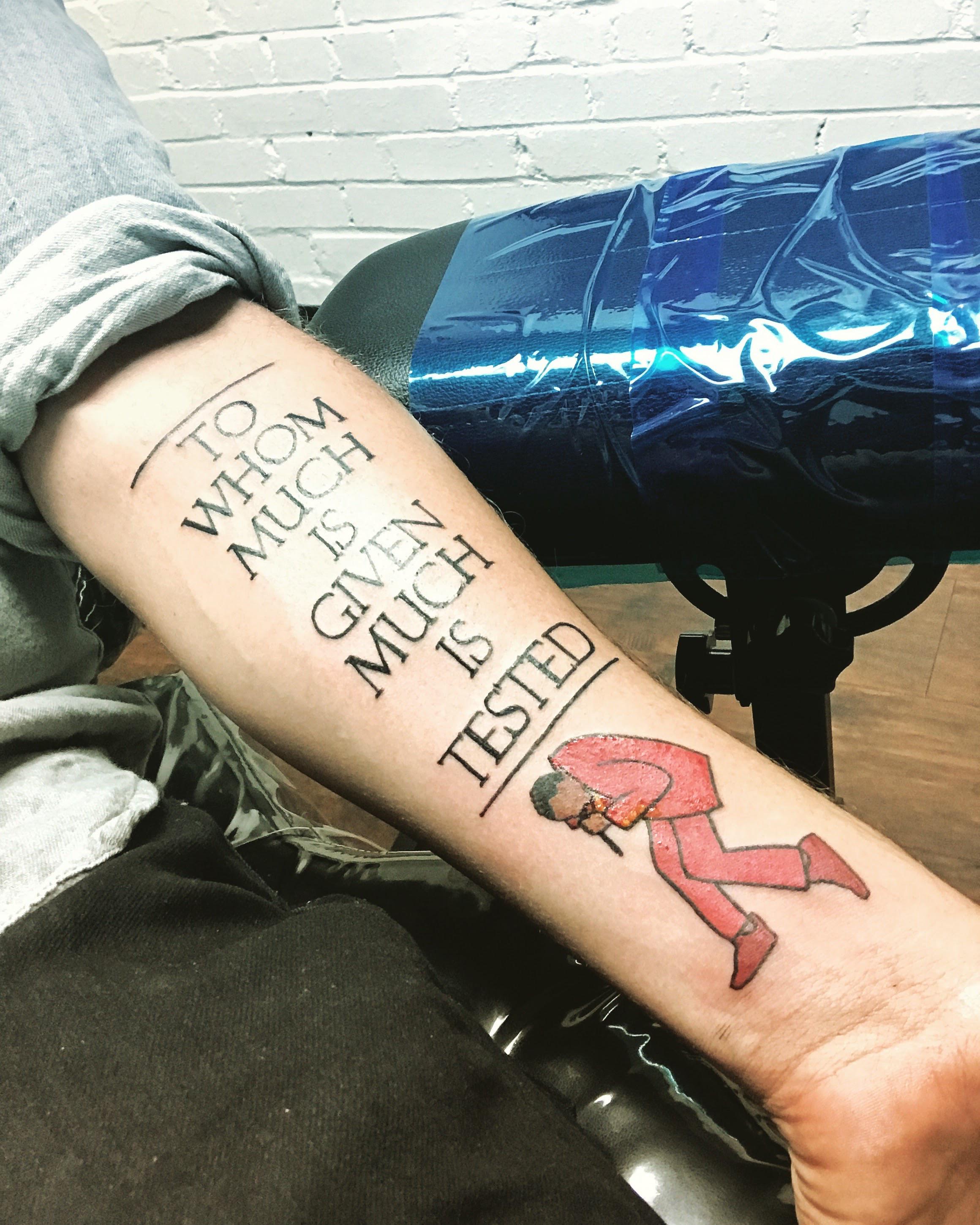 Thought you guys might like my MBDTF inspired tattoo  rKanye