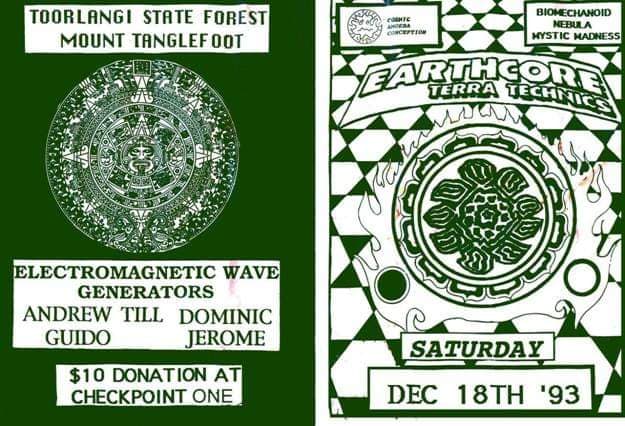 flyer: earthcore, 1993