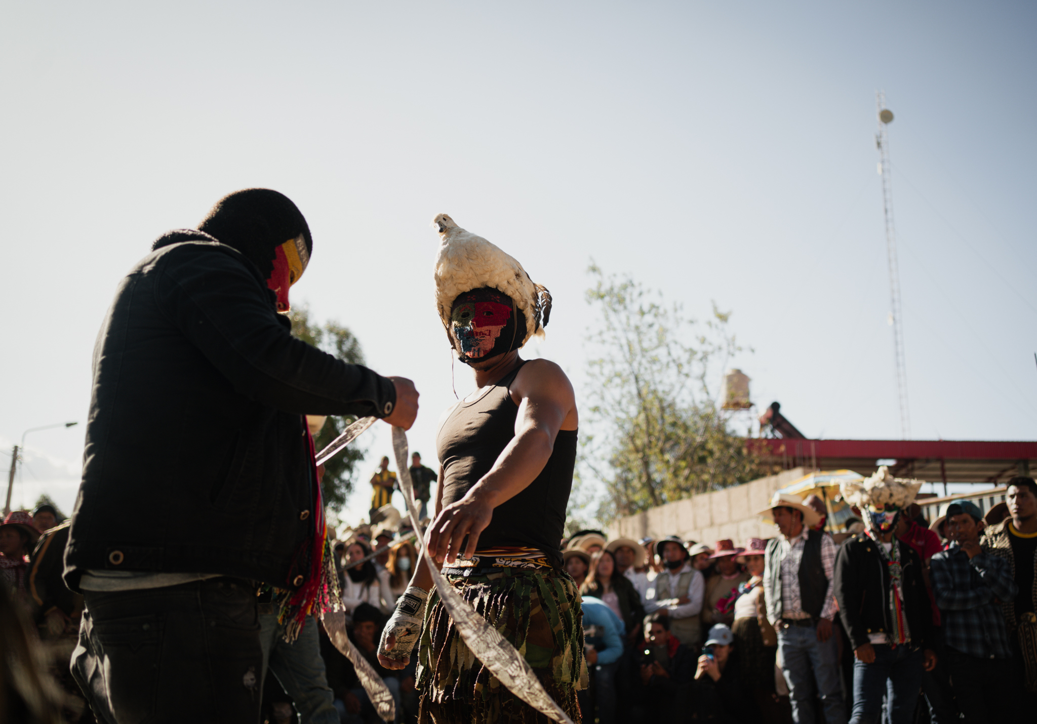 Takanakuy, Perù – foto degli incontri di lotta annuali di Santo Tomás  