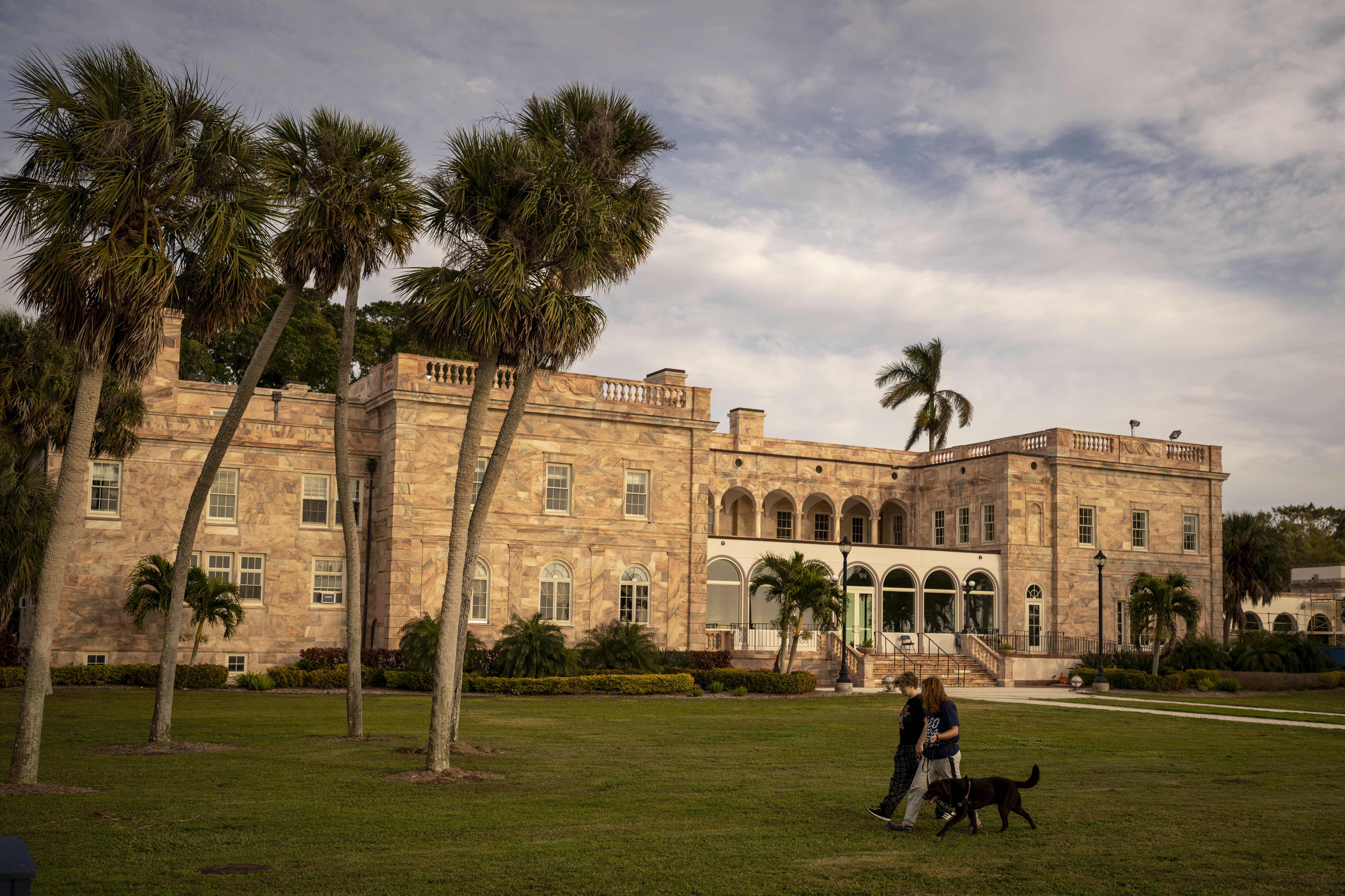 A view of the campus of New College of Florida in Sarasota, Fla. on Thursday, January 19, 2023. Florida Gov. Ron DeSantis announced the appointment of six conservatives the schools board of trustees on Jan. 6. (Thomas Simonetti for The Washington Post via Getty Images)