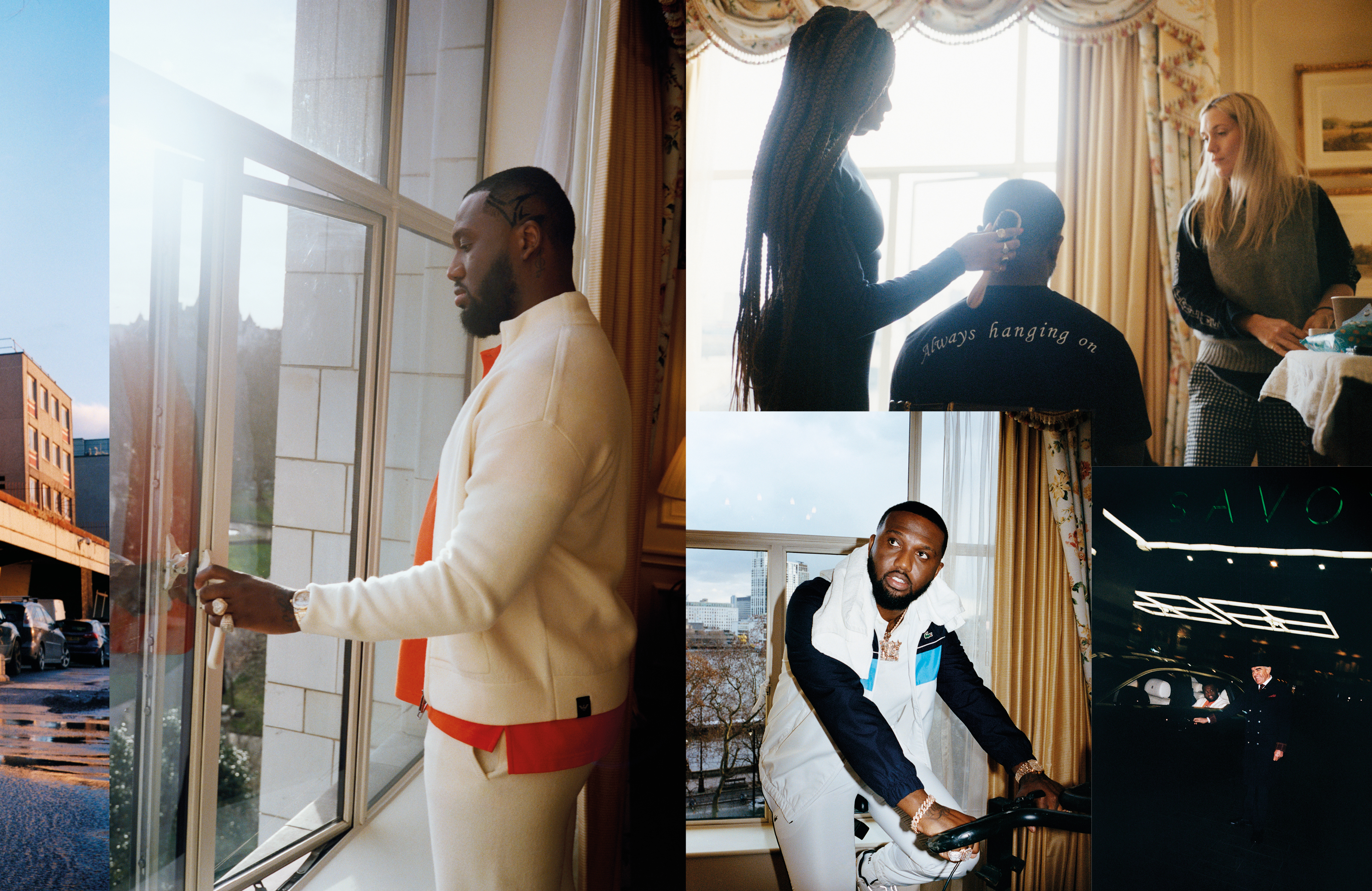 Headie One and his friends photographed by Bolade Banjo in i-D’s The Timeless Issue, no. 371, Spring 2023