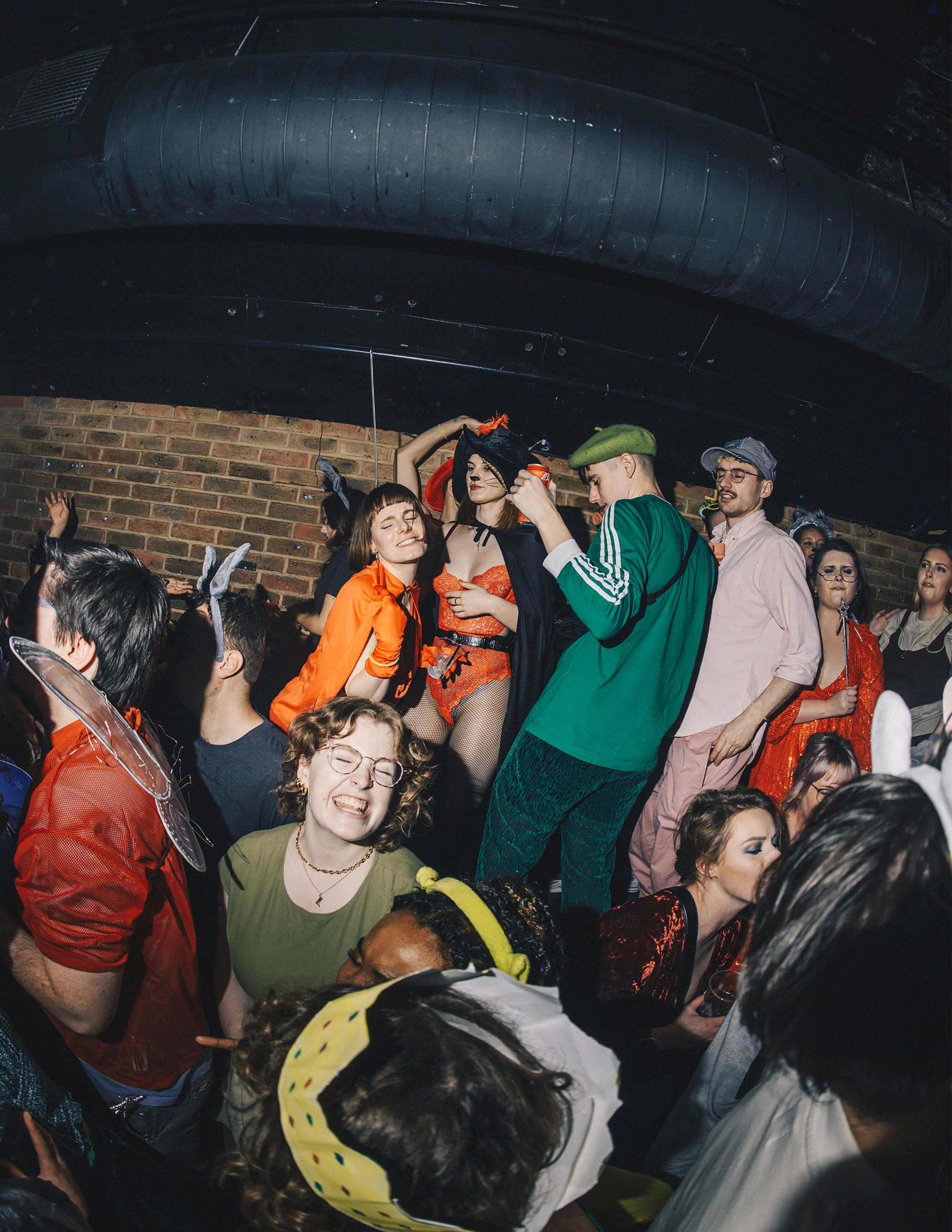 Shrek Rave, London: Clubbers enjoying themselves on the dancefloor