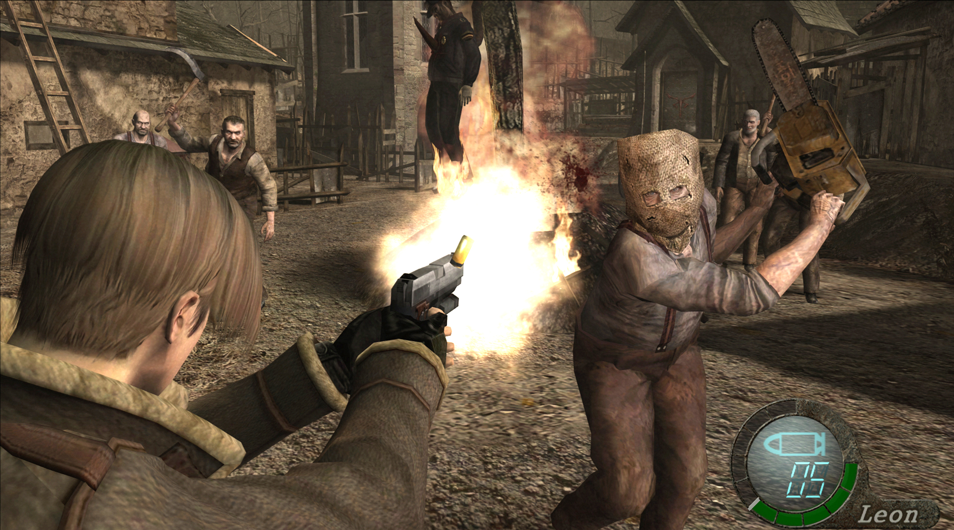 An image from the original Resident Evil 4.