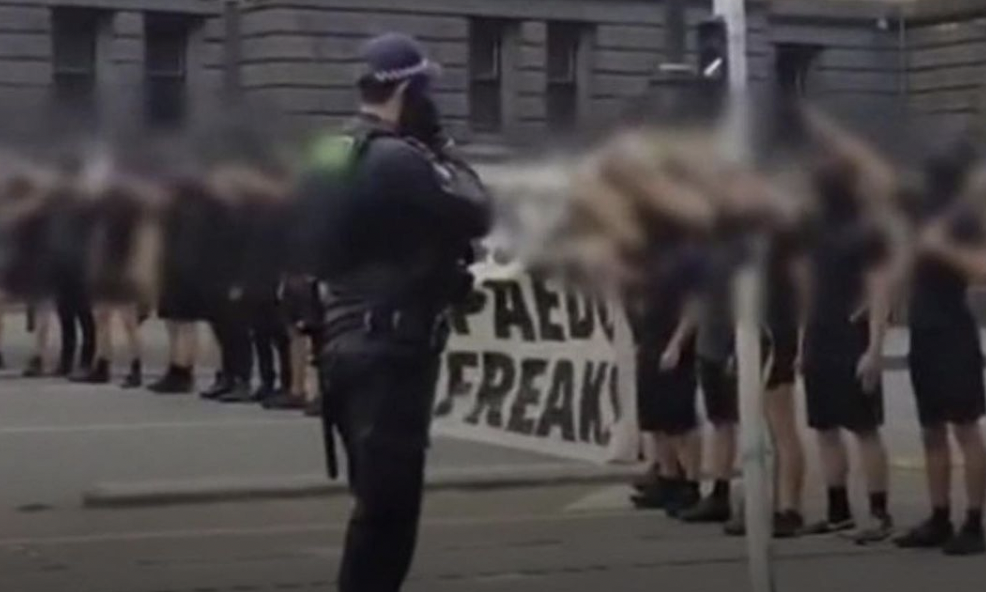 COPS PROTECTED NEO-NAZIS AT A MELBOURNE TERF RALLY
