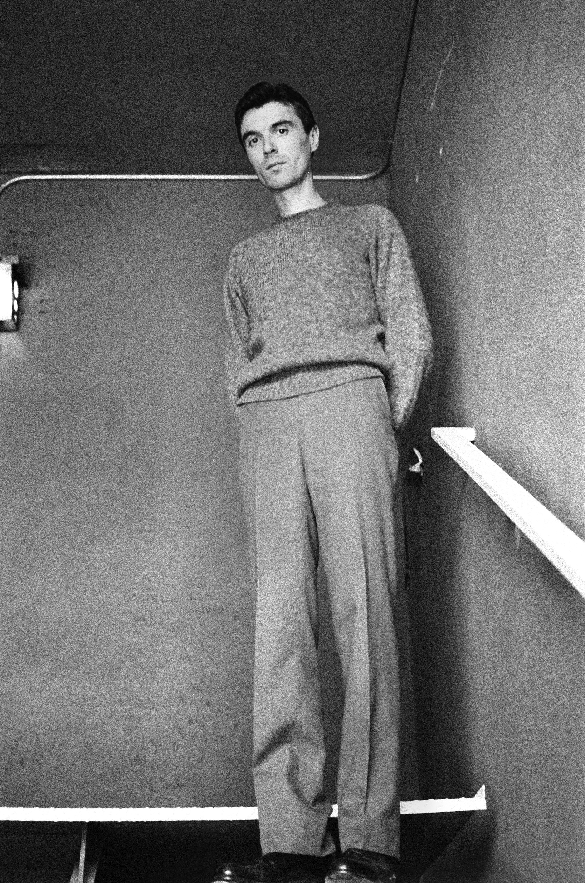 David Byrne at the Sunset Hotel in 1980