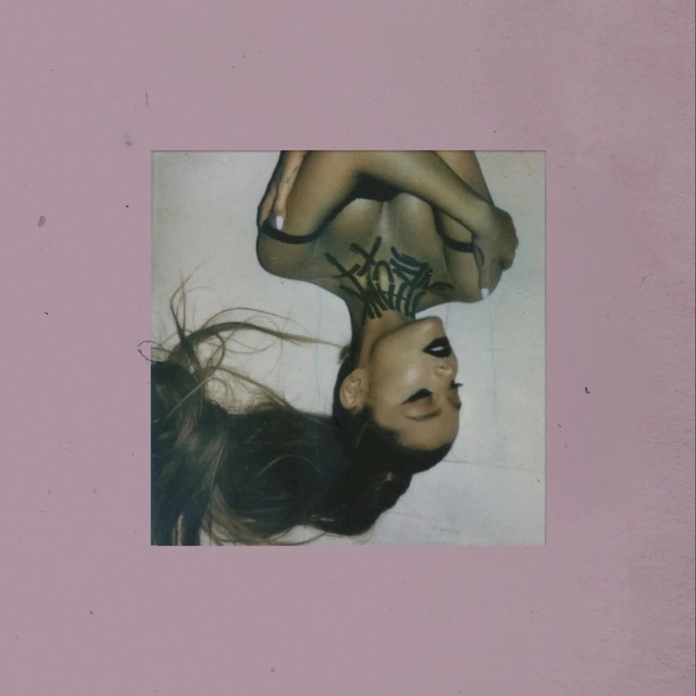 Album cover for Ariana Grande's thank u, next