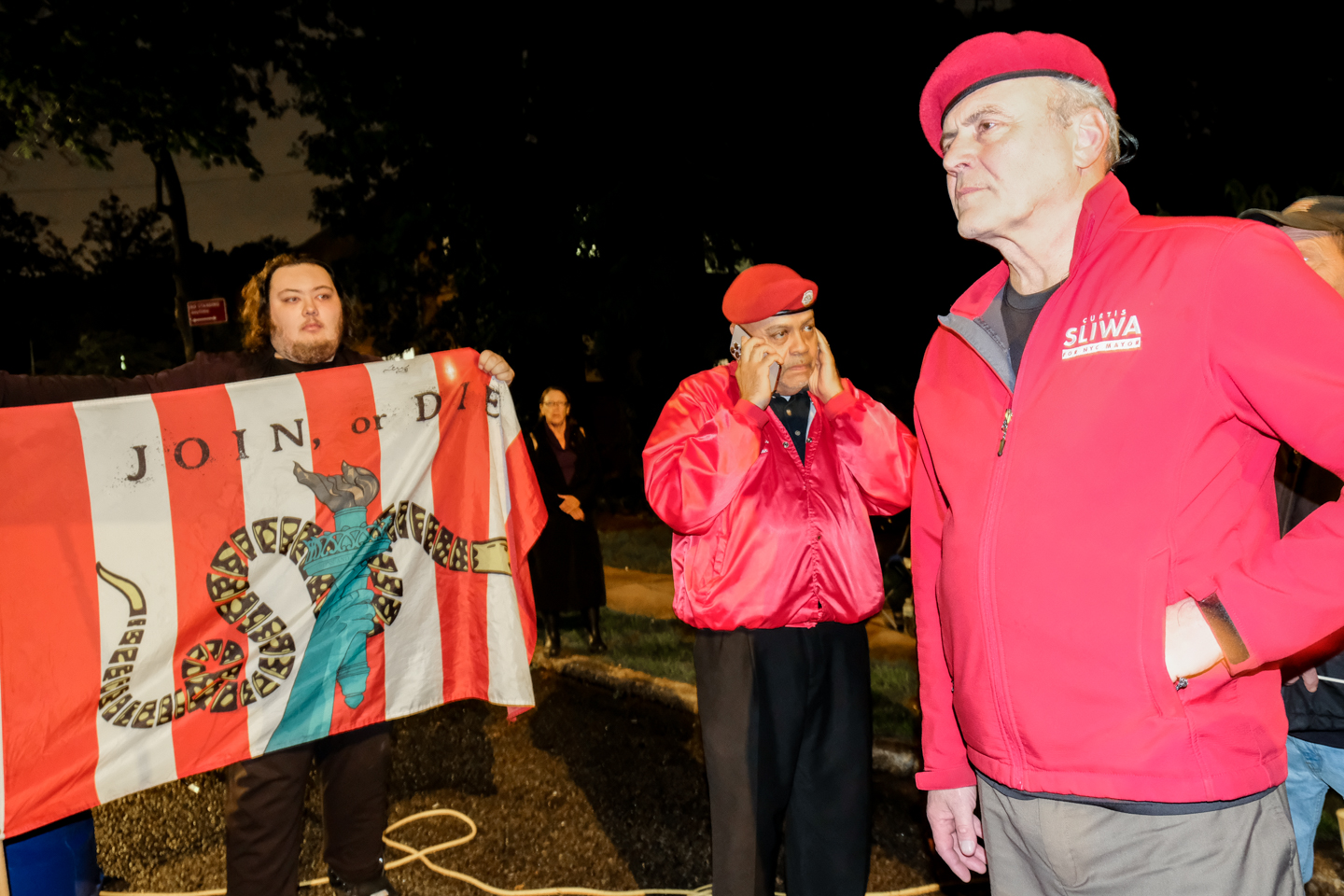 Curtis Sliwa, failed mayoral candidate and head of anti-crime organization 