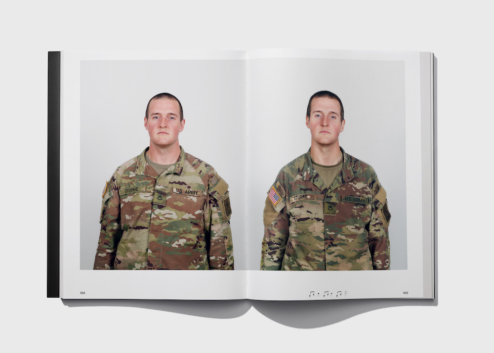 US army recruit Sturkie before and after training, photographed by Jason Koxvold