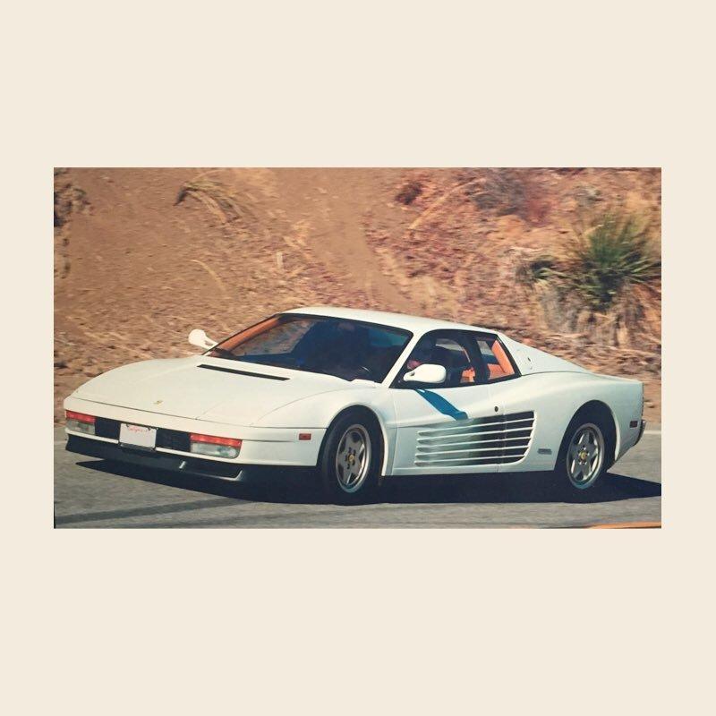 Frank Ocean 'White Ferrari' Poster