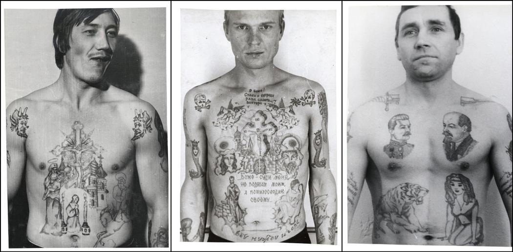 自ら刺青を彫り入れる 元警察官が撮ったソ連の囚人たちの姿