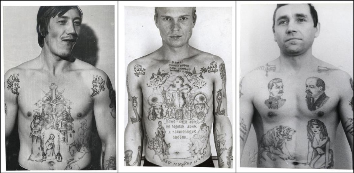 Татуировки российских «воров в законе» - истории их преступлений