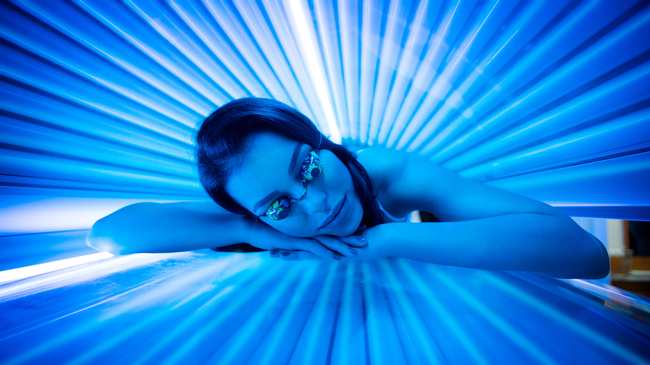 Image result for tanning bed