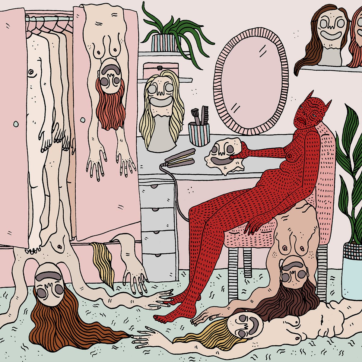 Magical Drawings Put Women in Conversation With Their Demons
