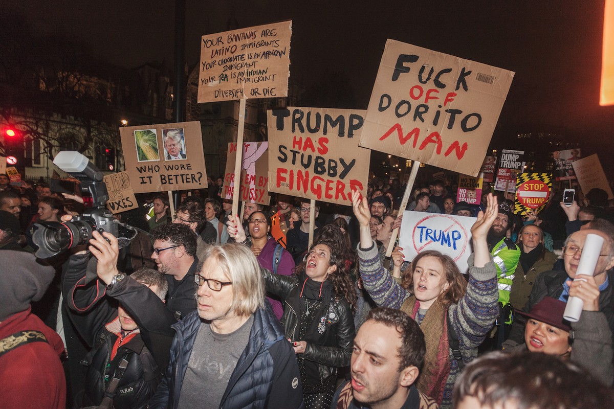 Britains Anti Trump Protesters Must Fight The Banal Evil Of The